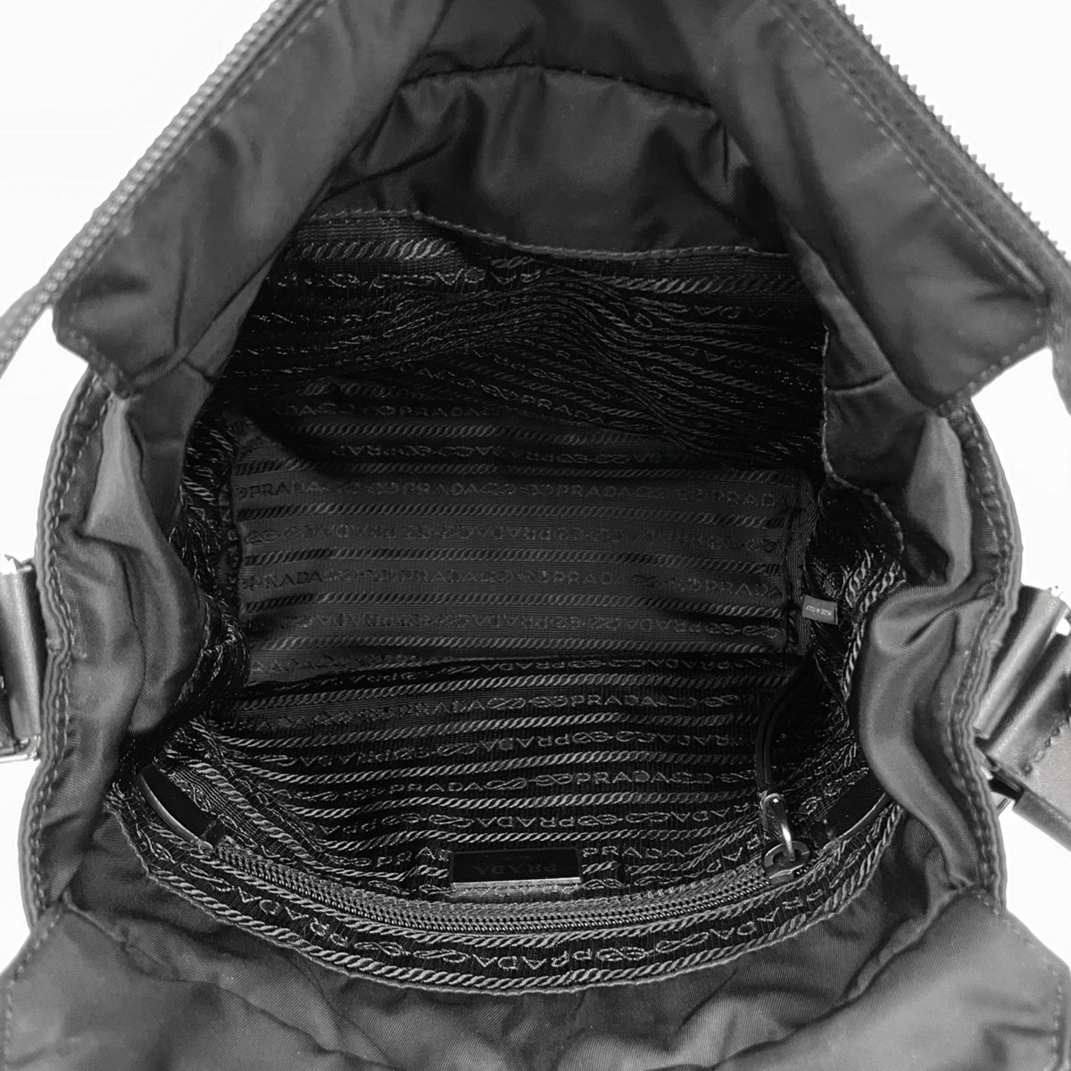 Prada Black Nylon Shoulder Bag (Pre-Owned)