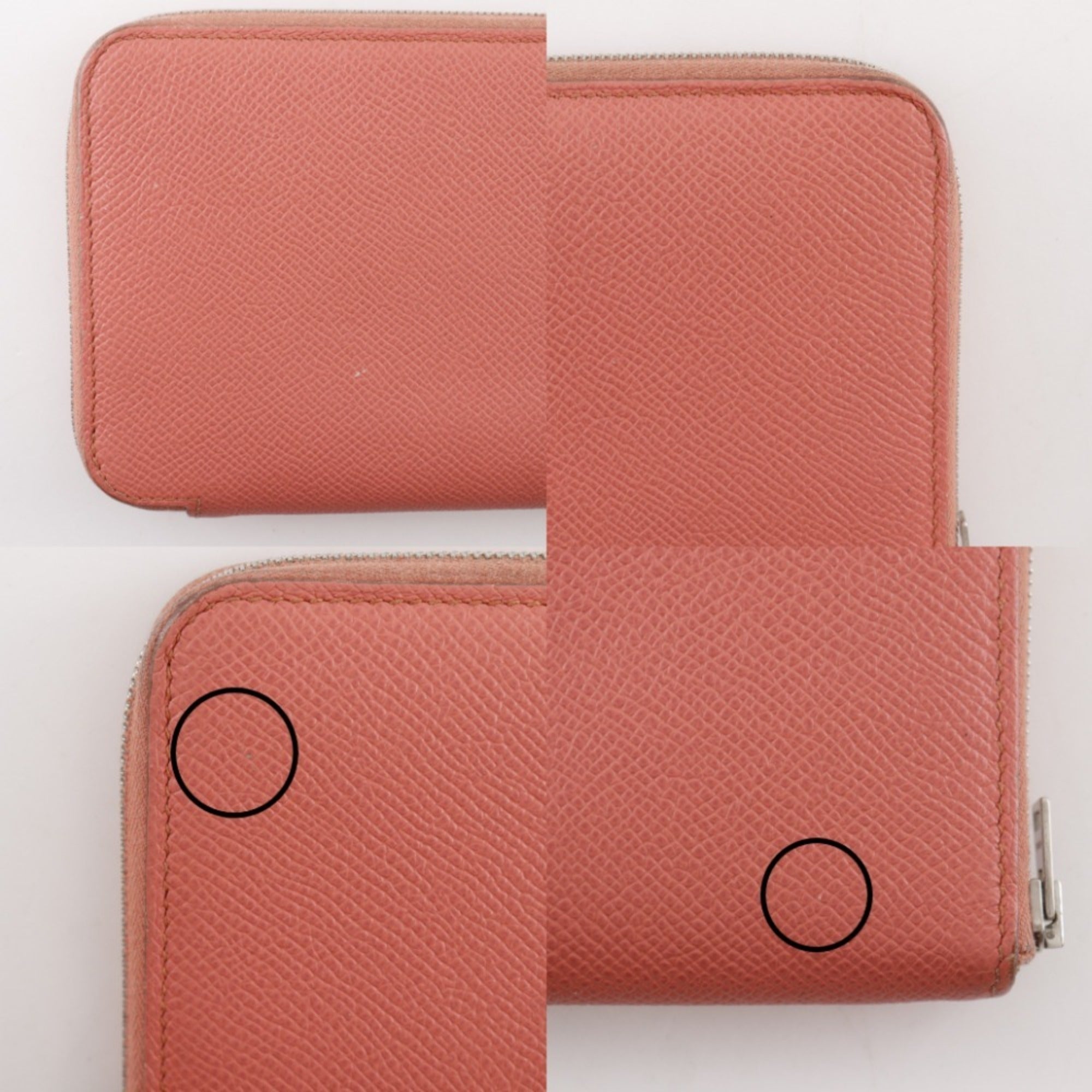Hermes Silk'in Epsom Leather Long Wallet (Bi-Fold) (Pre-Owned)