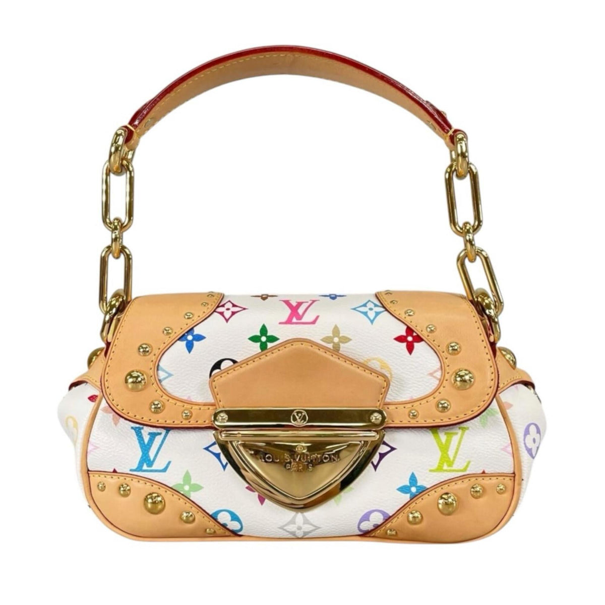 Louis Vuitton Monogram Multicolore Blanc White Monogram Multicolore Handbag Shoulder Bag Tote Bag (Pre-Owned)