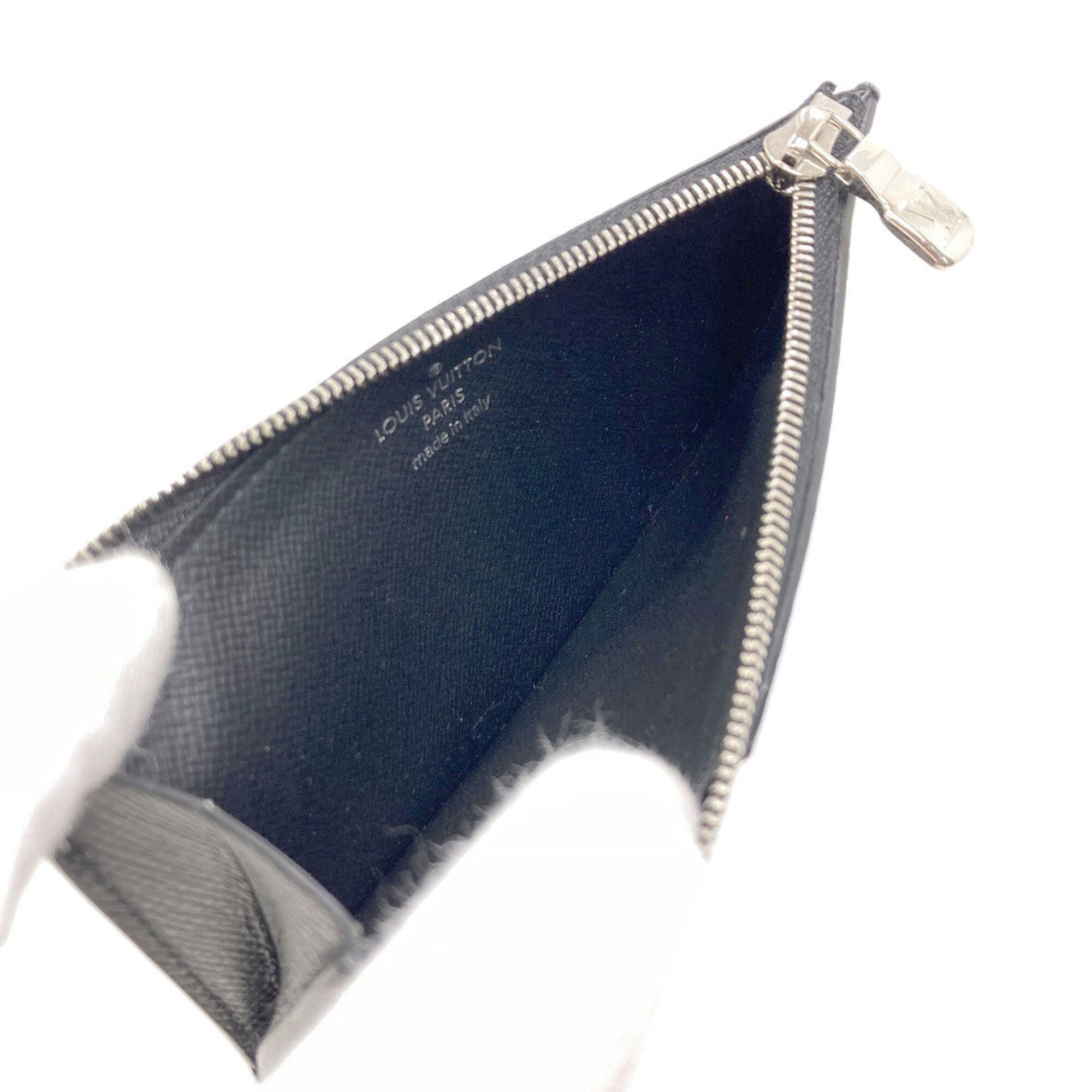 Louis Vuitton Black Monogram Eclipse Coin Purse/Coin Case (Pre-Owned)