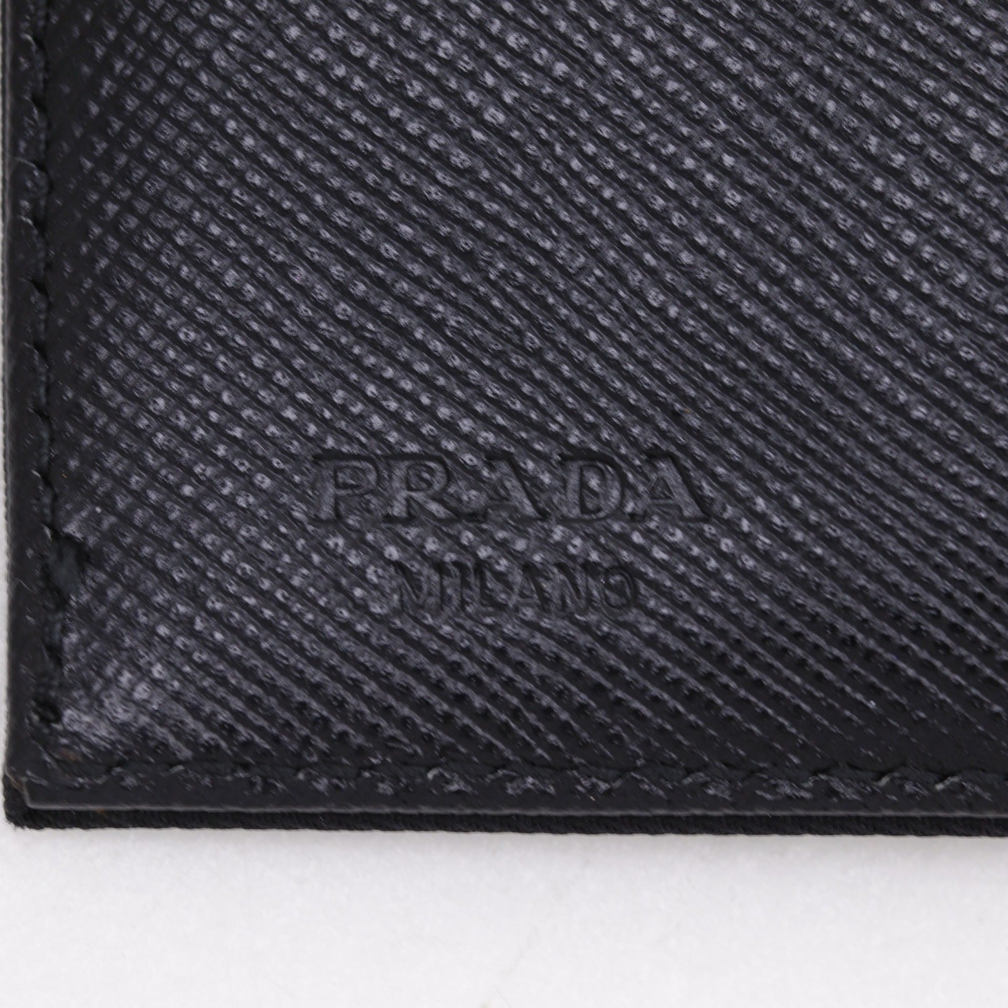 Prada Black Nylon Wallet (Tri-Fold) (Pre-Owned)
