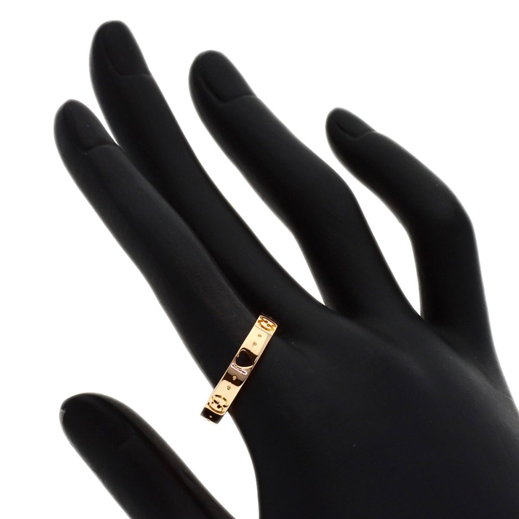 Gucci Icon Pink Gold (18K) Band Ring (Pre-Owned)