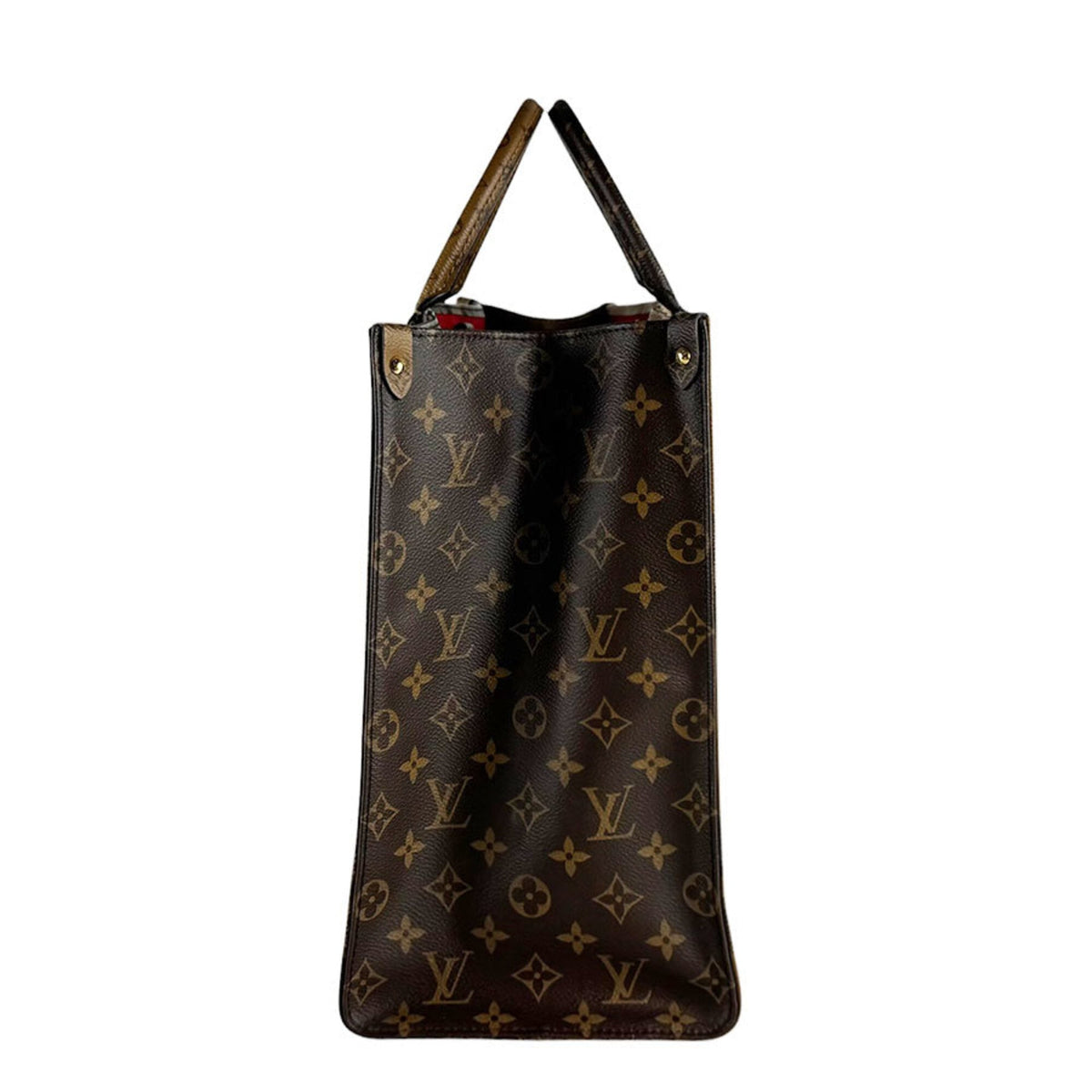 Louis Vuitton Brown Monogram Reverse Monogram Reverse Handbag (Pre-Owned)