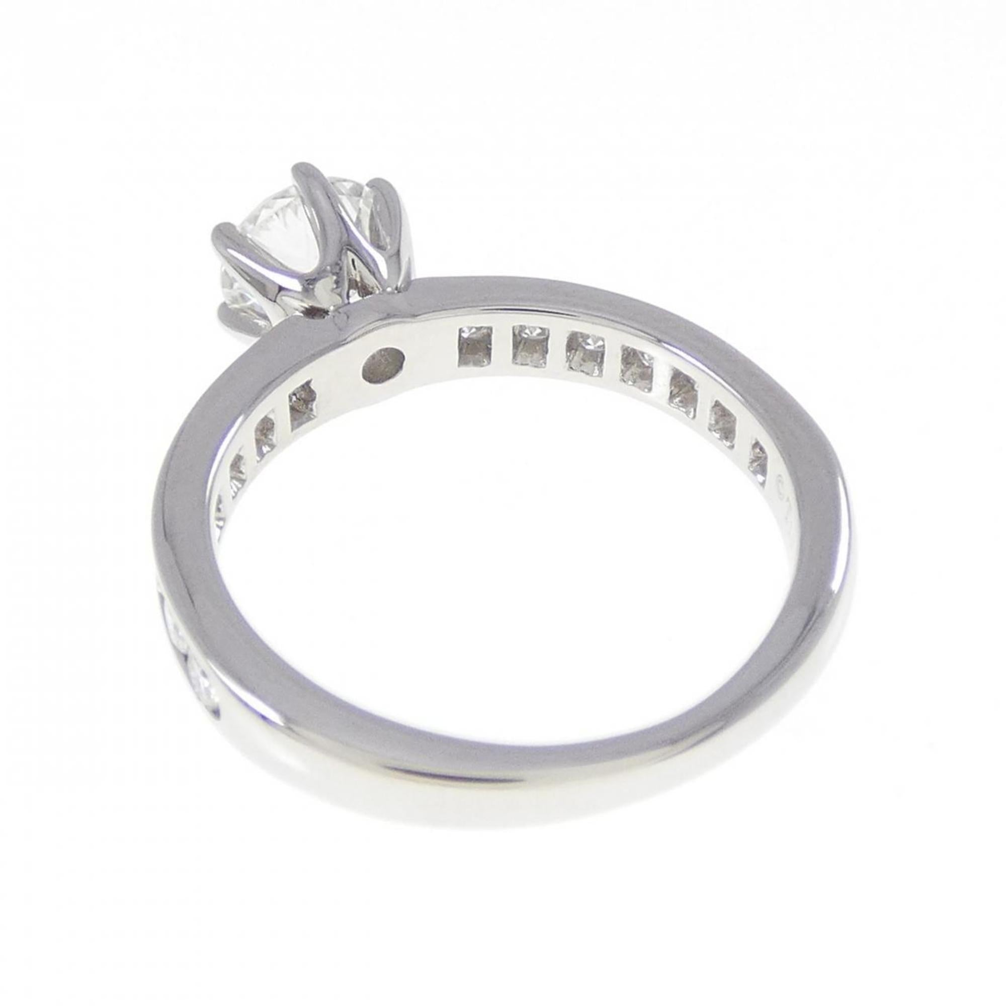 Tiffany Platinum Platinum 950 Band Ring (Pre-Owned)