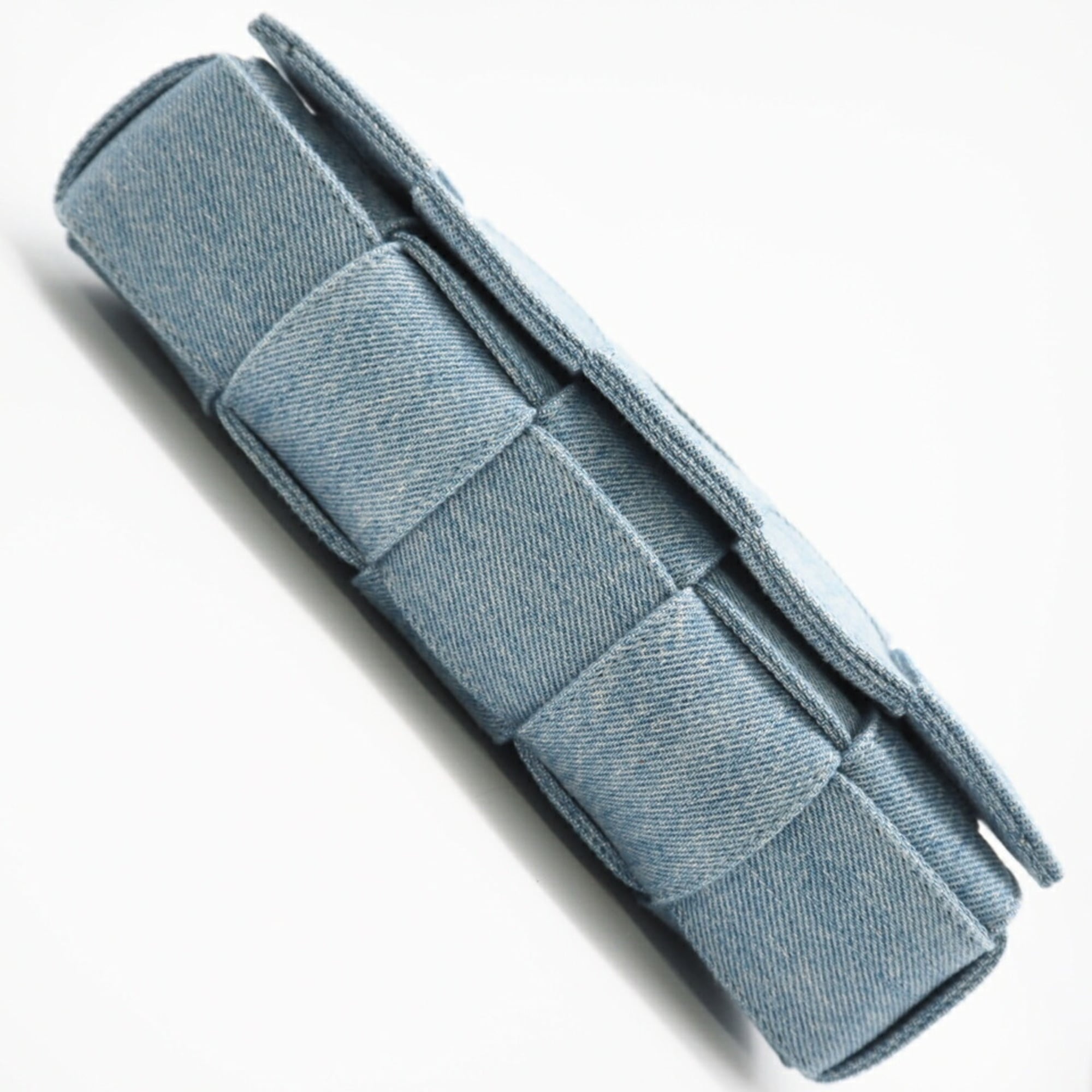 Bottega Veneta Blue Denim Shoulder Bag (Pre-Owned)