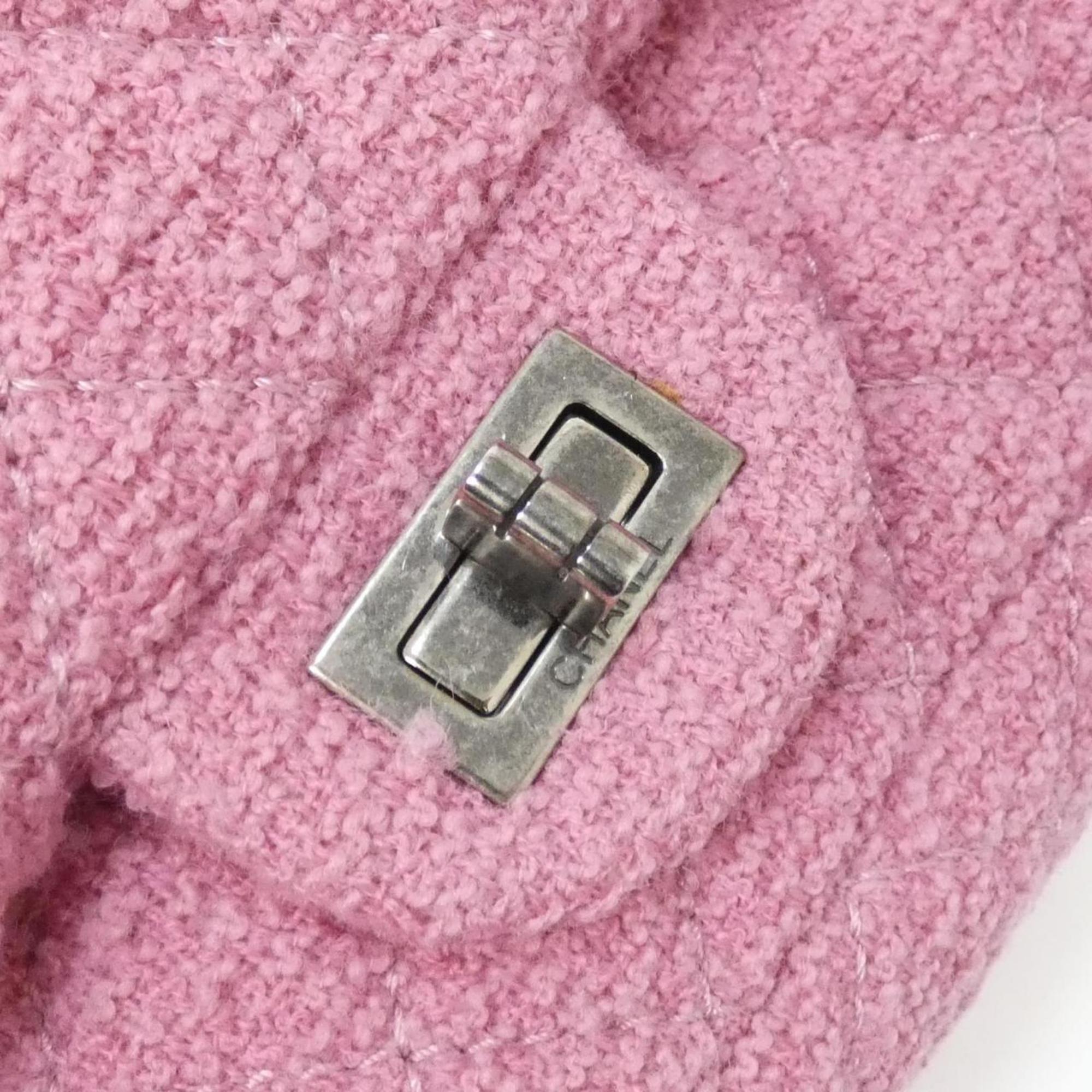 Chanel Pink Tweed Shoulder Bag (Pre-Owned)