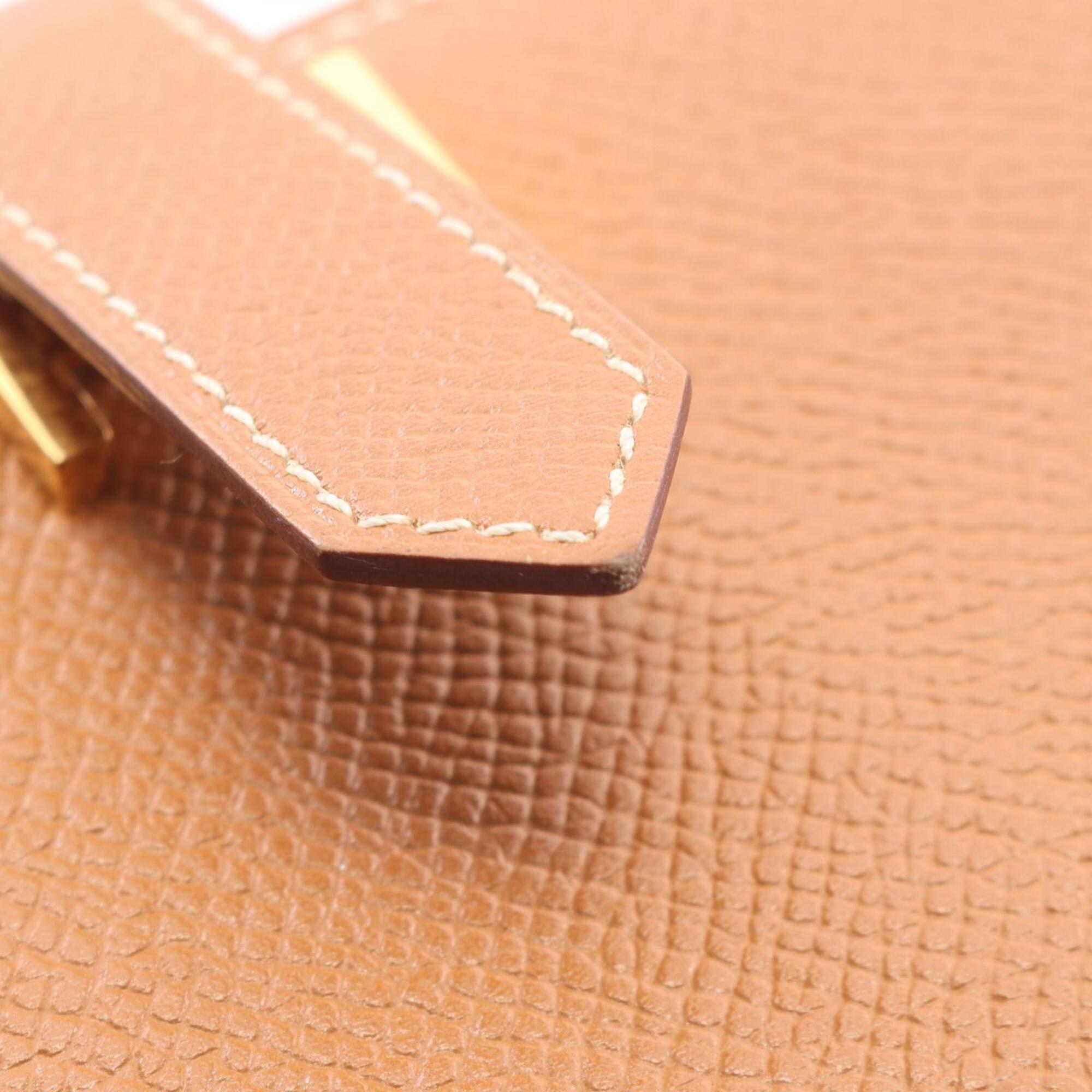 Hermes Brown Epsom Leather Long Wallet (Bi-Fold) (Pre-Owned)