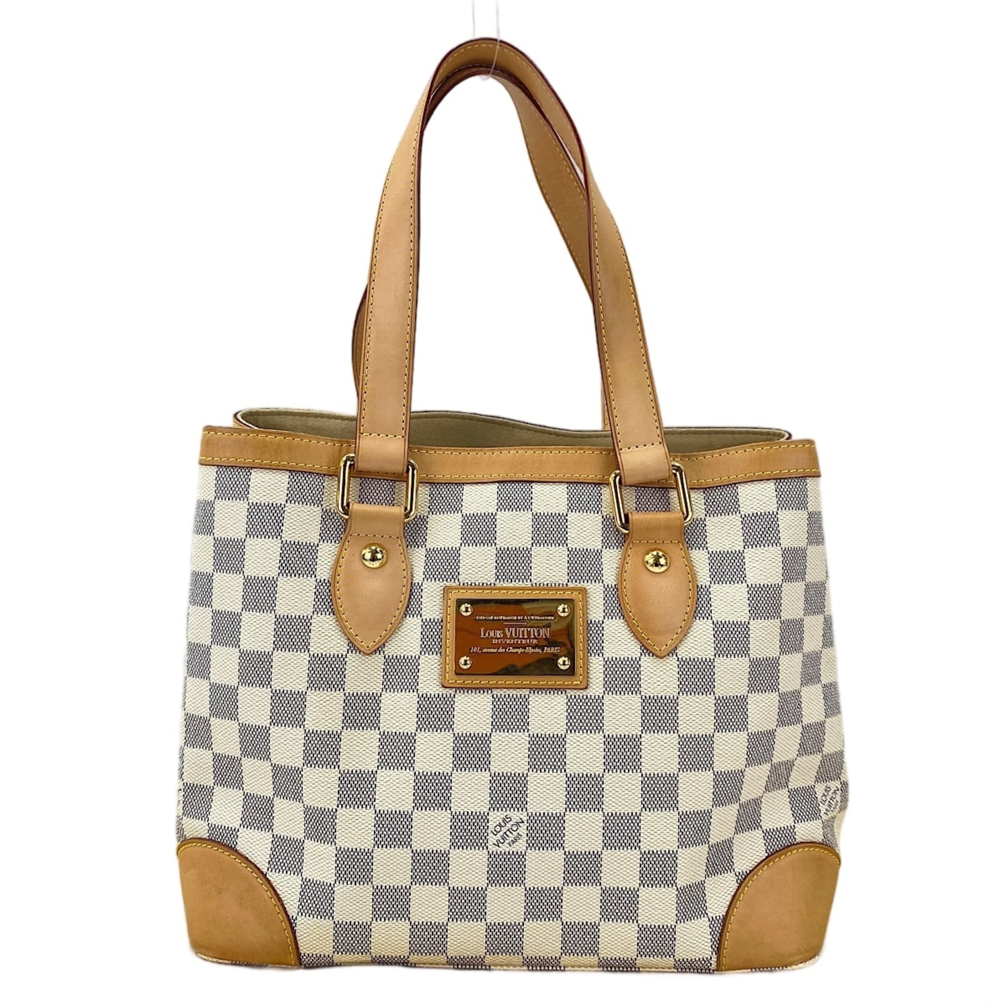 Louis Vuitton Damier Azur White Tote Bag (Pre-Owned)