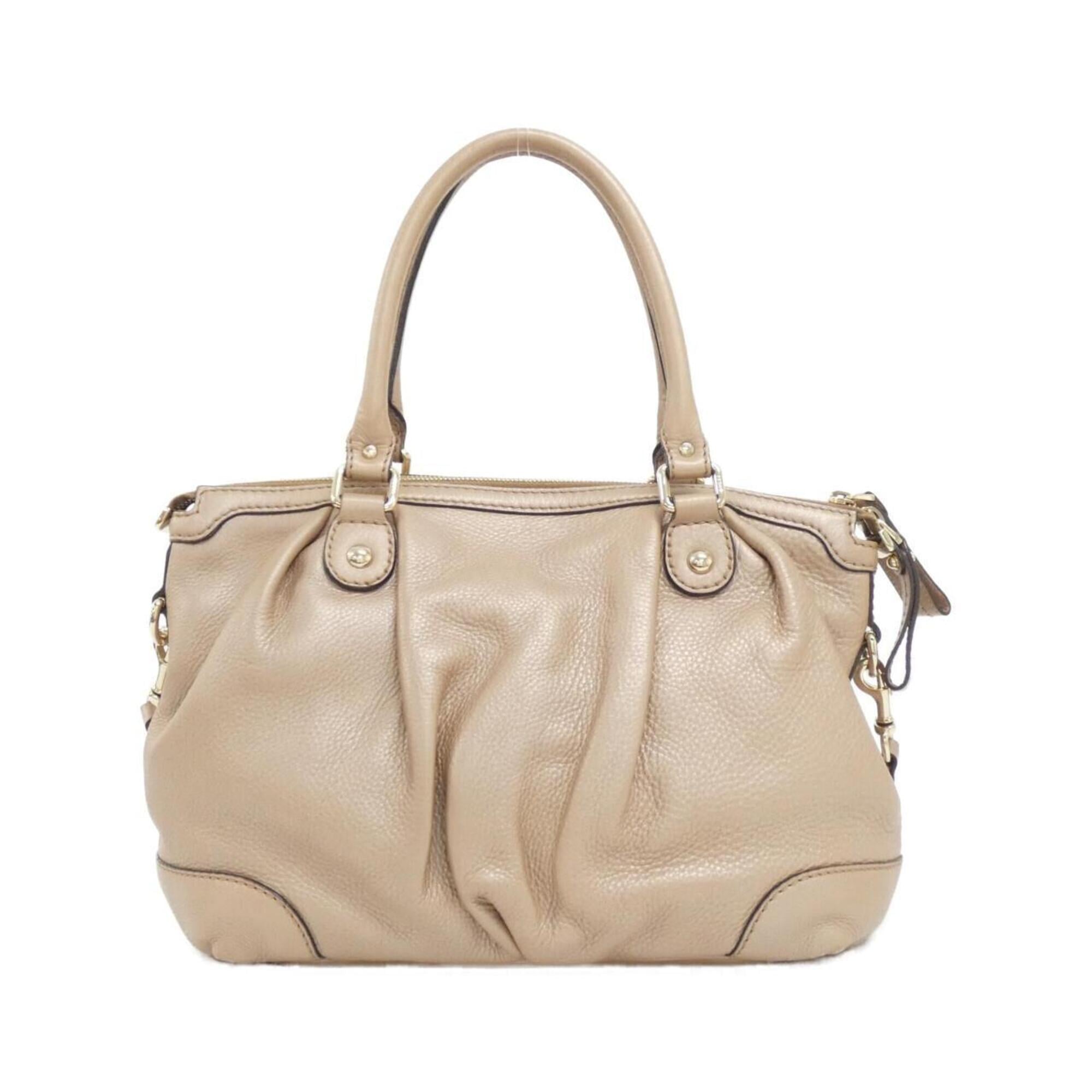 Gucci Metallic Pink Leather Handbag (Pre-Owned)