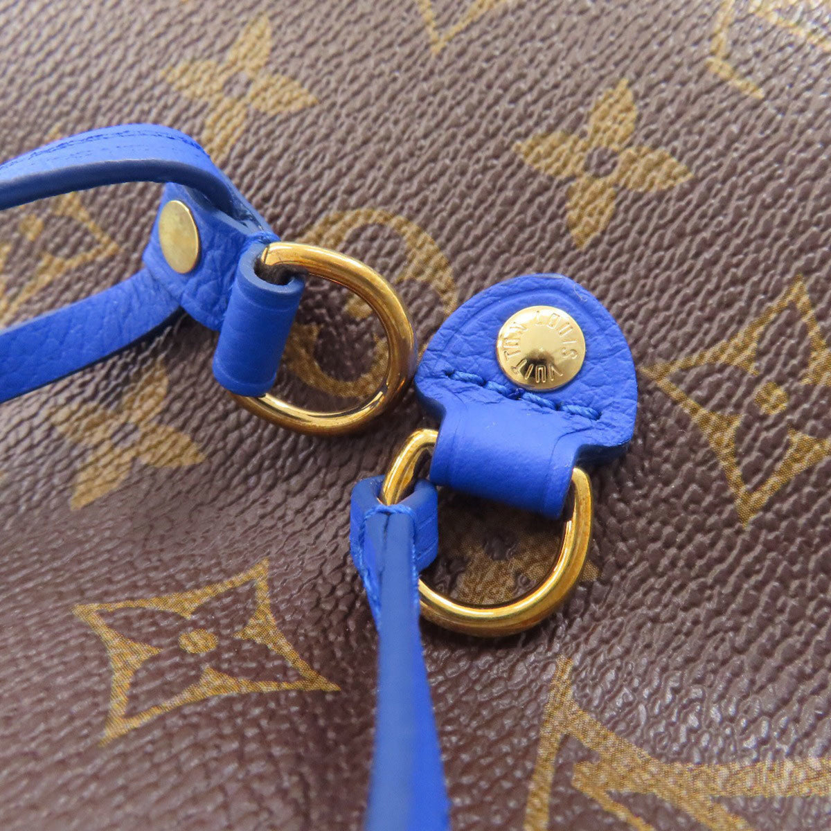 Louis Vuitton Monogram Blue Monogram Monogram Tote Bag (Pre-Owned)