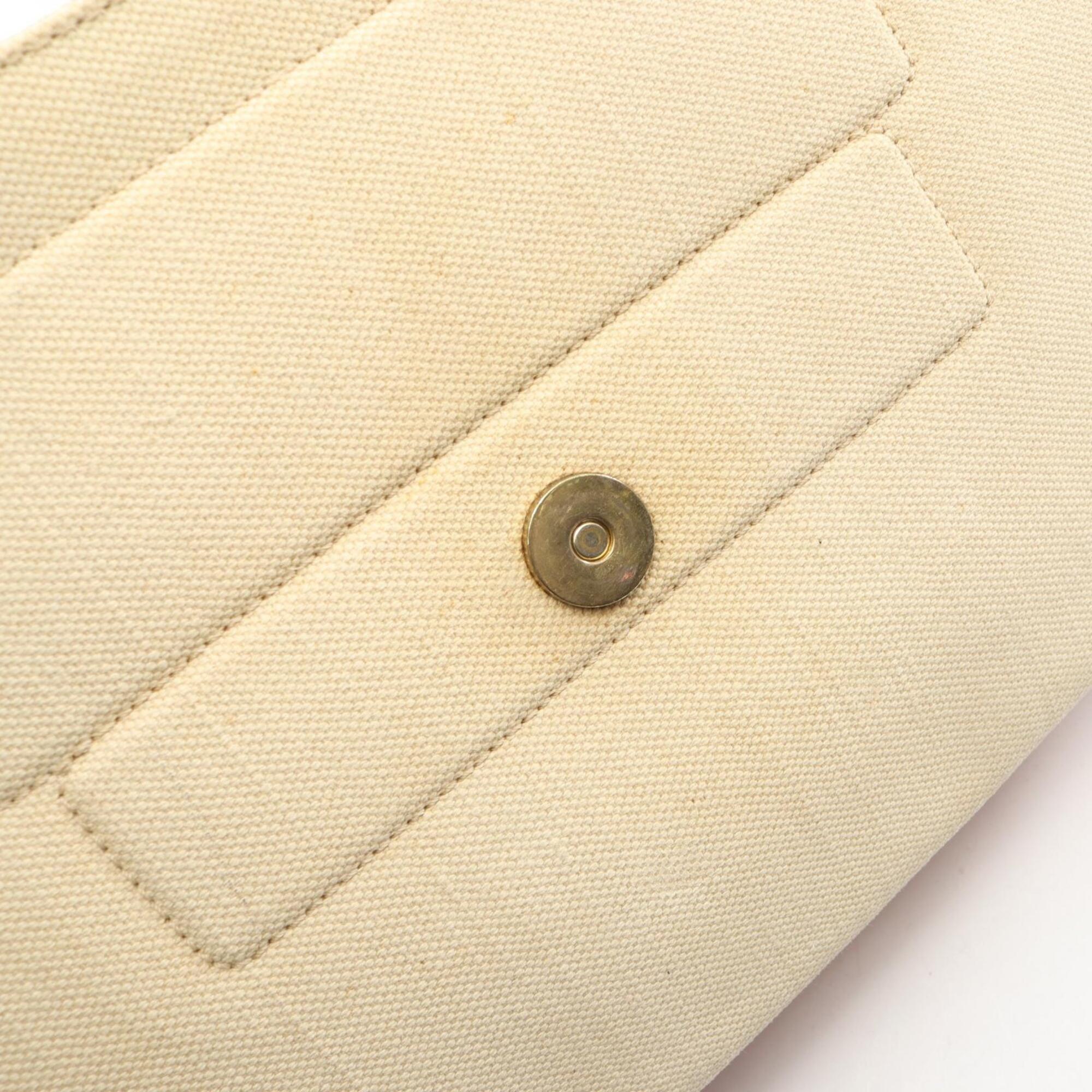Christian Dior Brown Ivory Canvas Leather Handbag Shoulder Bag (Pre-Owned)