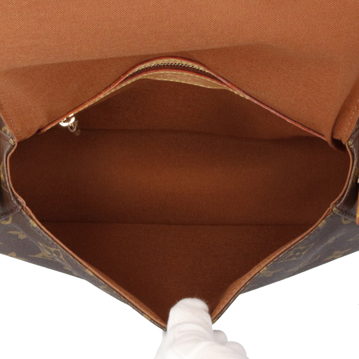 Louis Vuitton Brown Monogram Canvas Handbag (Pre-Owned)