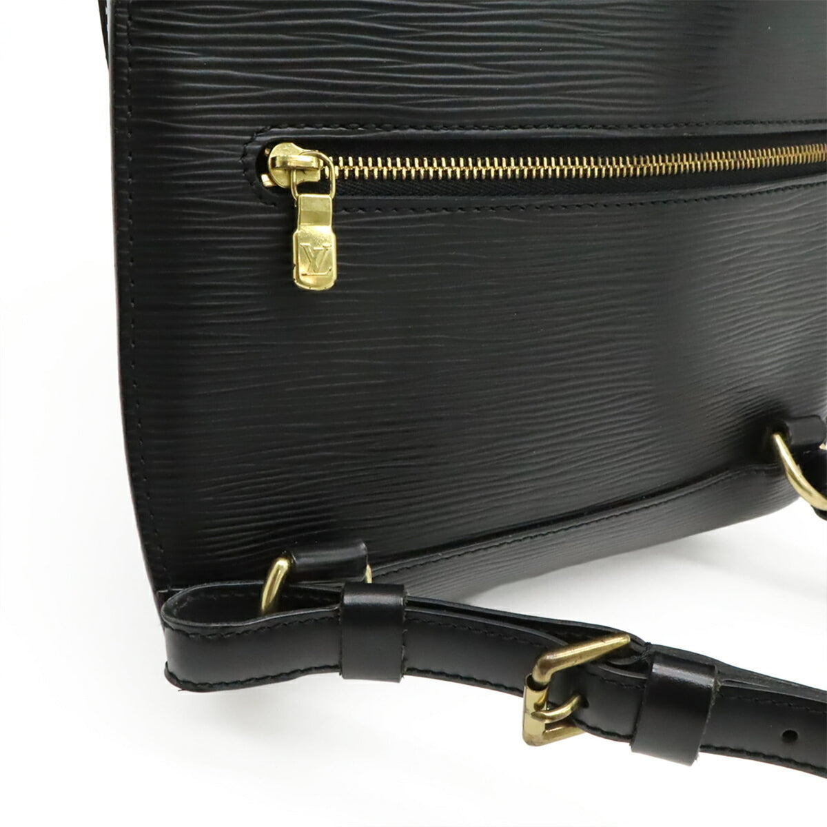 Louis Vuitton Epi Black Noir Epi Leather Backpack (Pre-Owned)