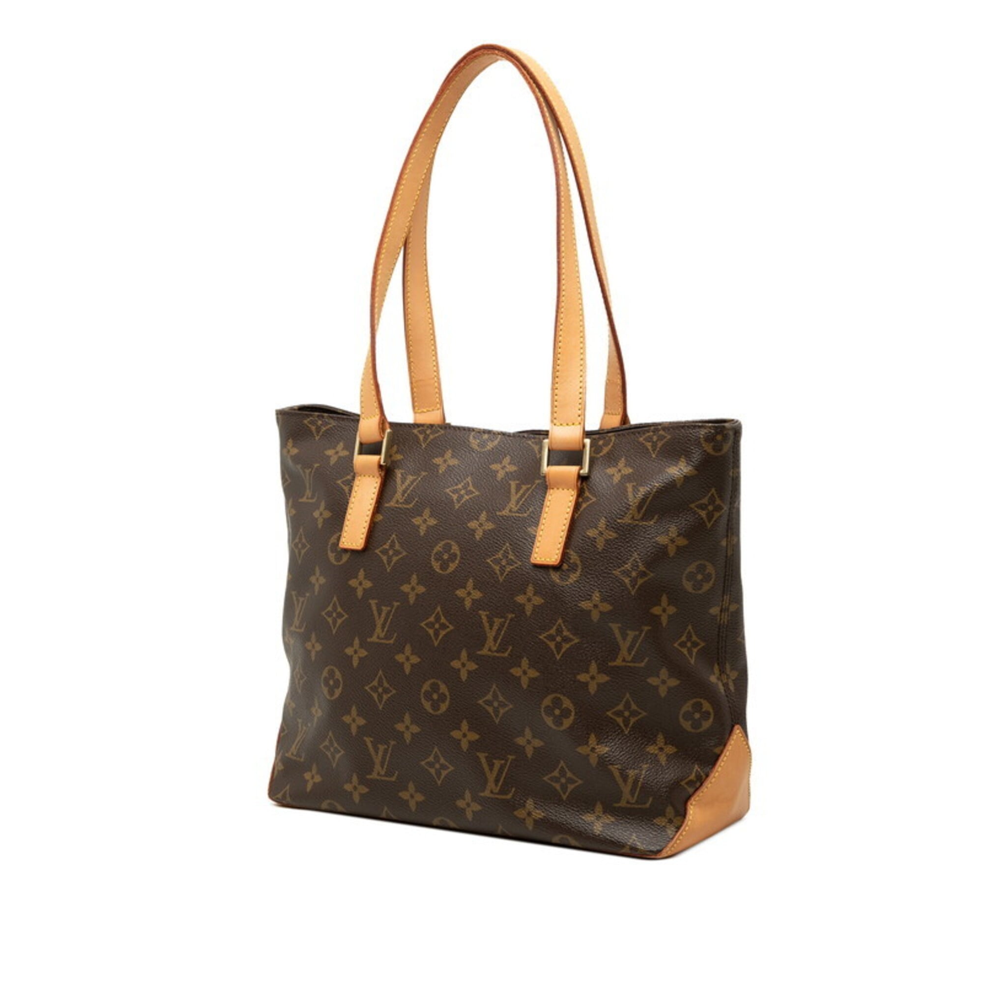 Louis Vuitton Brown Pvc Leather Tote Bag (Pre-Owned)