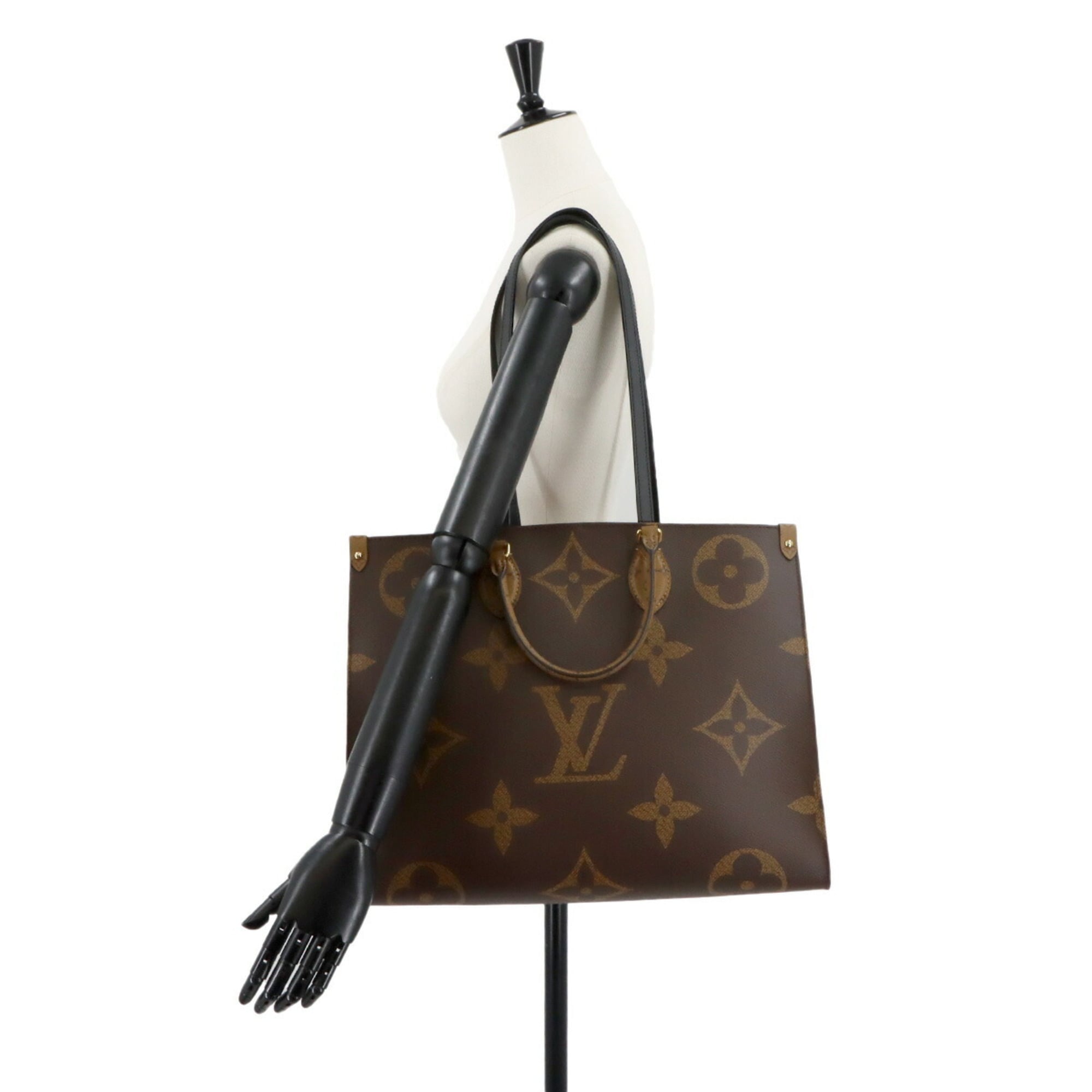 Louis Vuitton Monogram Monogram Reverse Monogram Reverse Handbag Tote Bag (Pre-Owned)