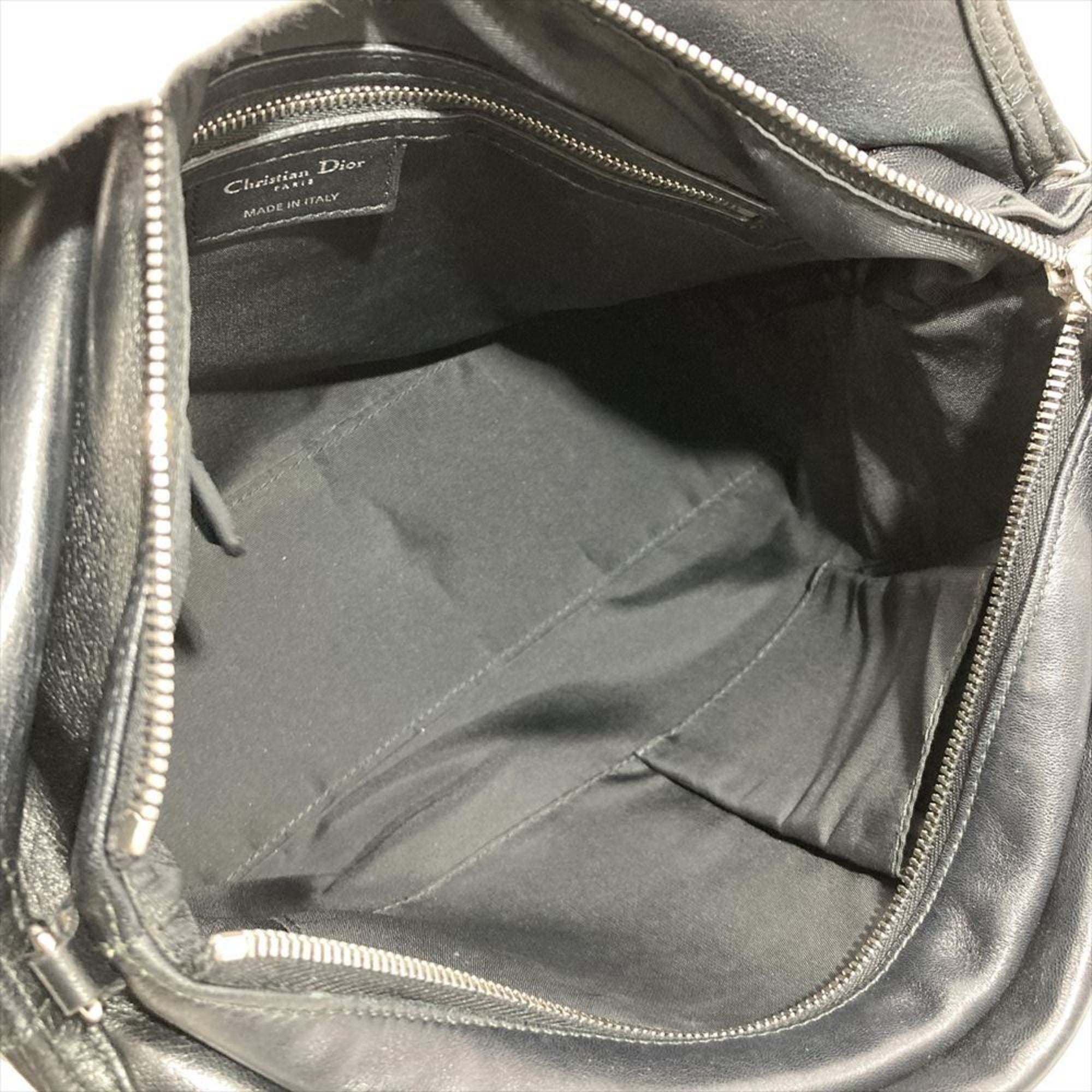 Christian Dior Black Leather Handbag (Pre-Owned)