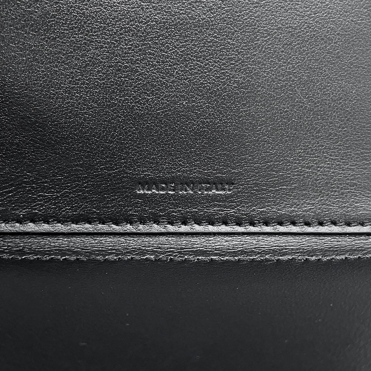 Celine Black Leather Wallet (Tri-Fold) (Pre-Owned)