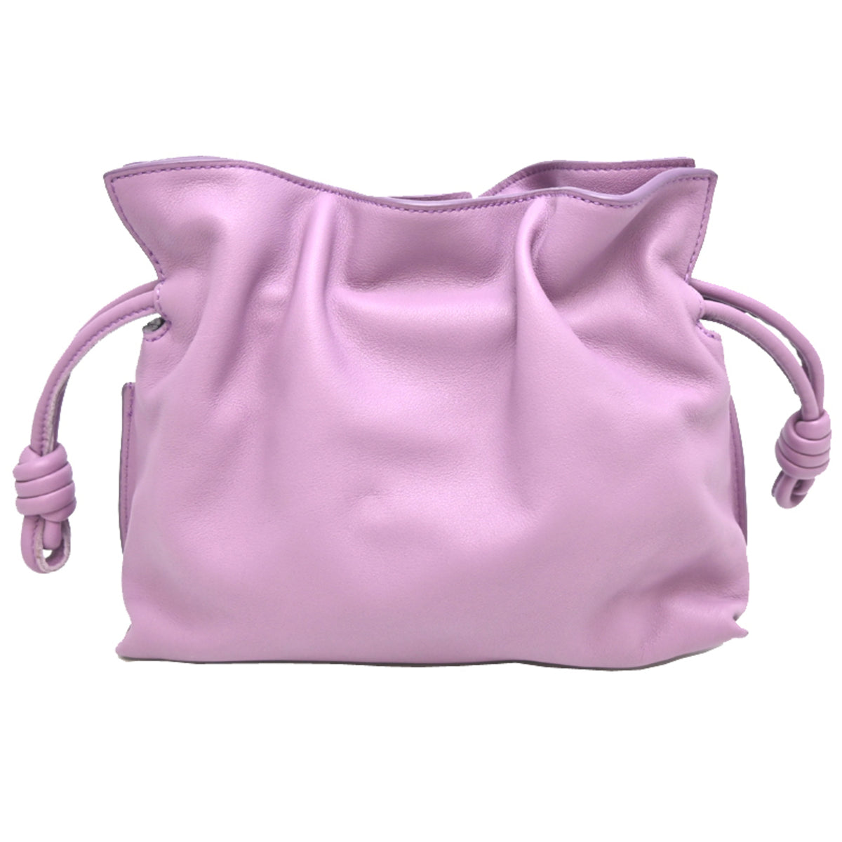 Loewe Purple Leather Shoulder Bag (Pre-Owned)