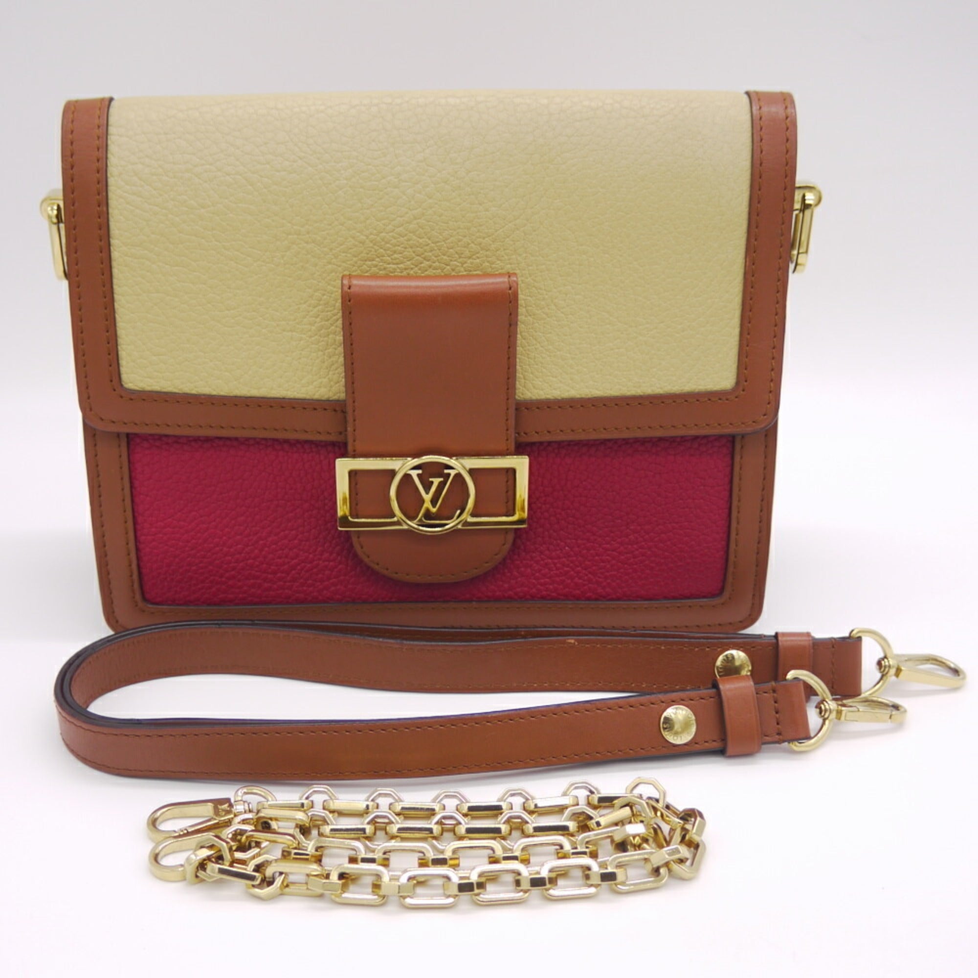Louis Vuitton Leather Shoulder Bag (Pre-Owned)