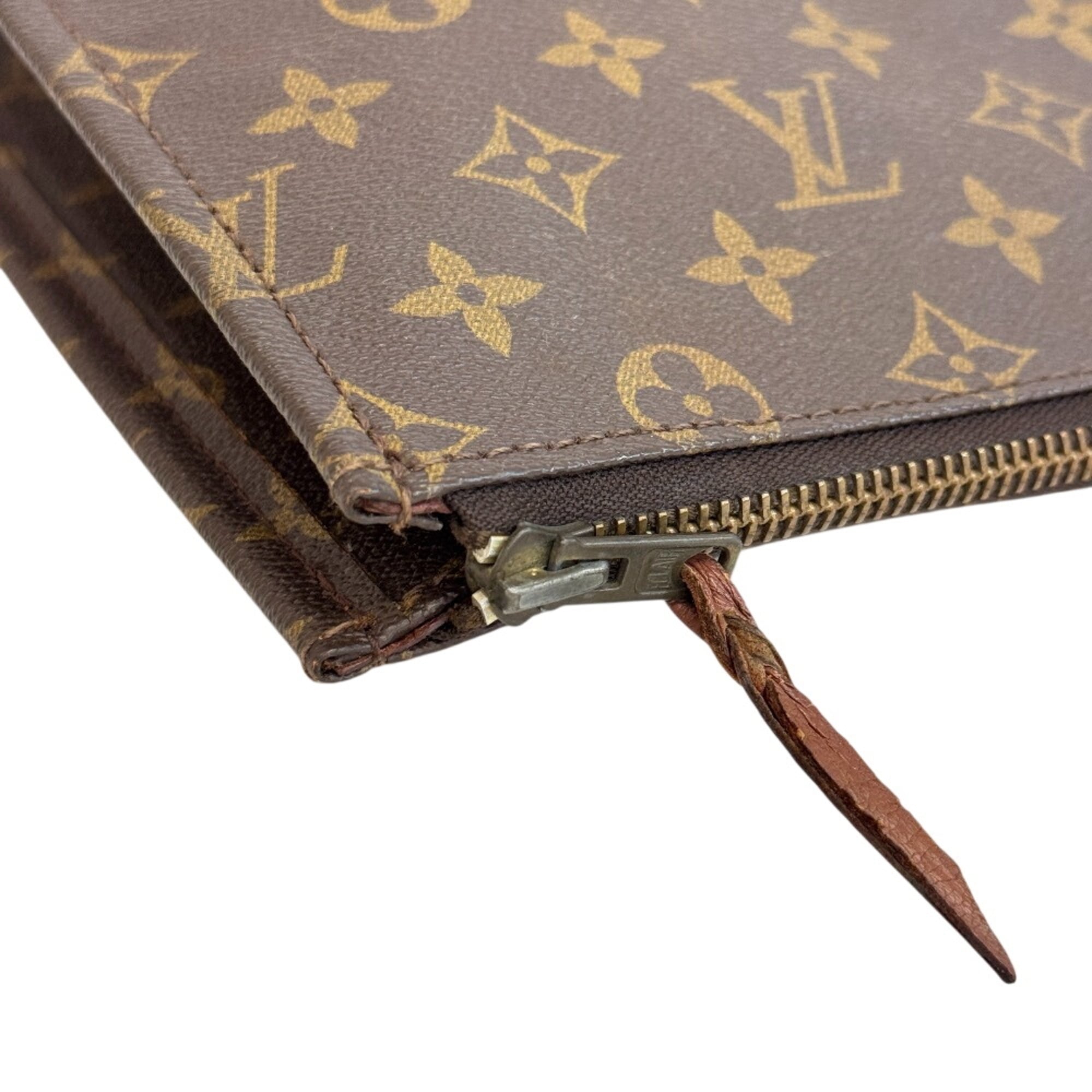 Louis Vuitton Brown Monogram Monogram Clutch Bag (Pre-Owned)