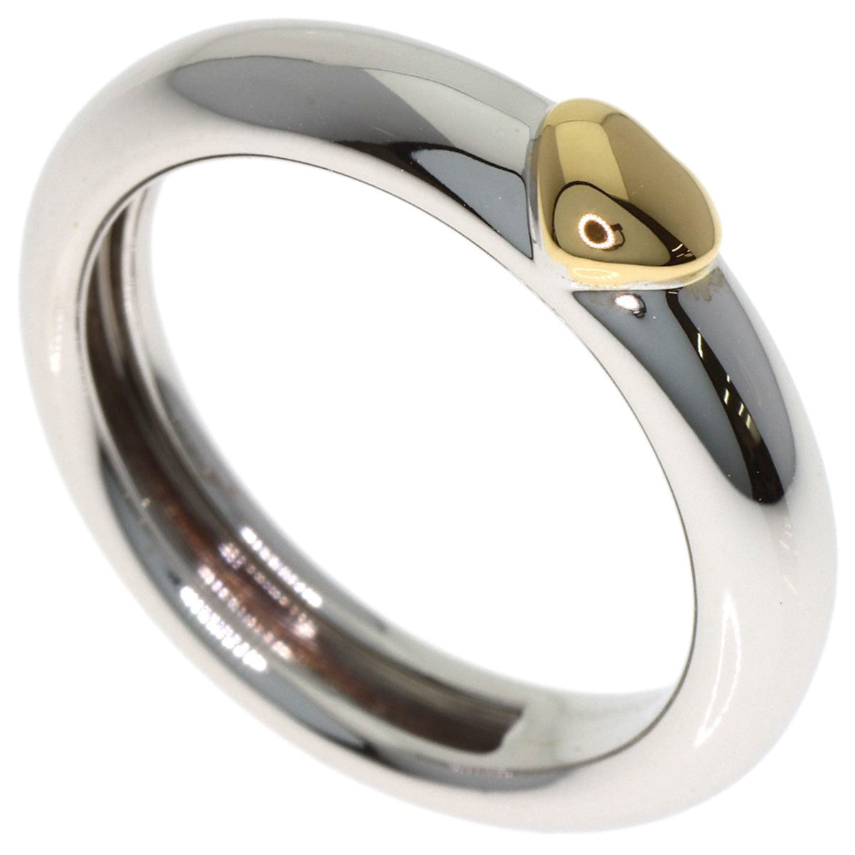Tiffany Yellow Gold (18K) White Gold (18K) Band Ring (Pre-Owned)