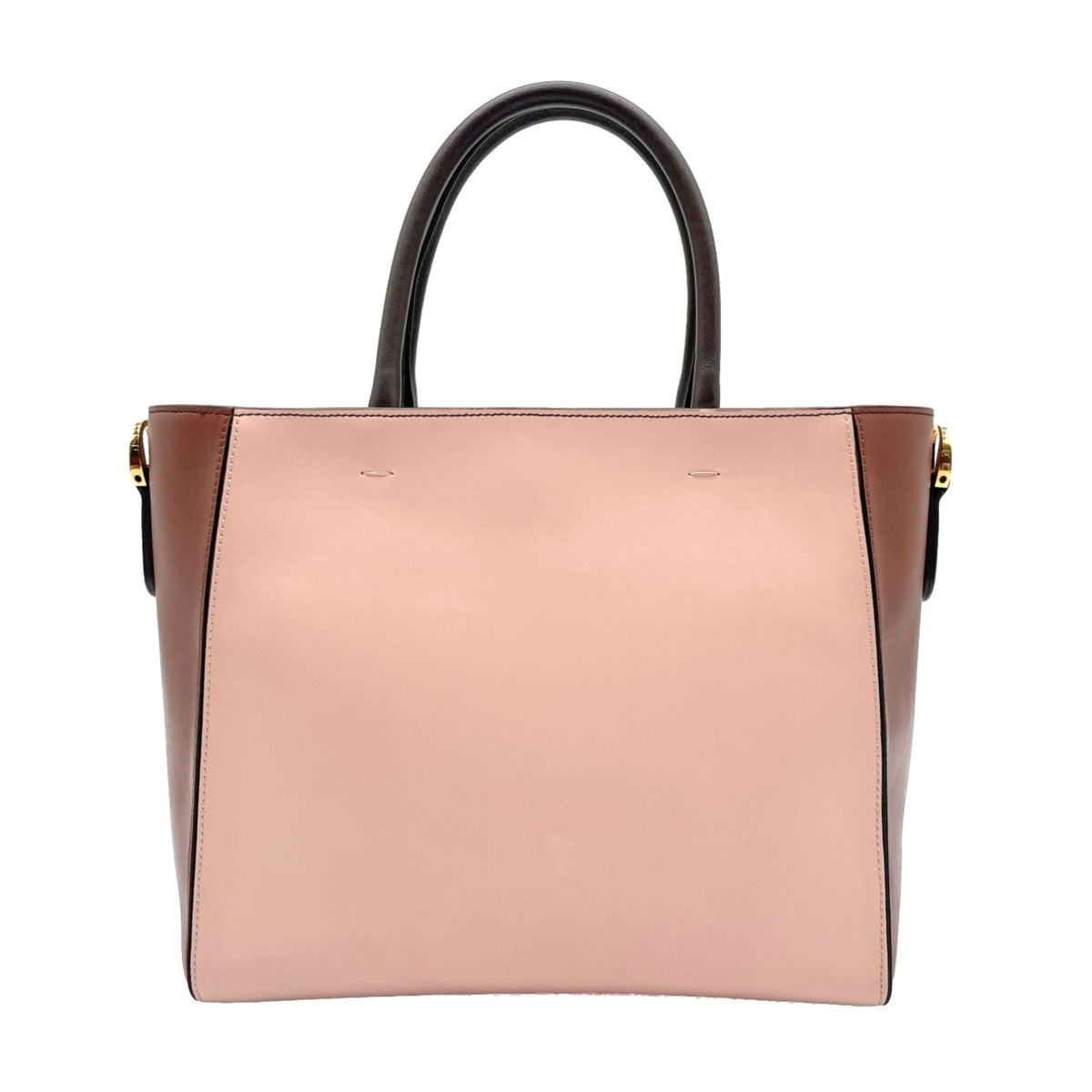 Tod's Beige Brown Pink Leather Handbag Shoulder Bag (Pre-Owned)
