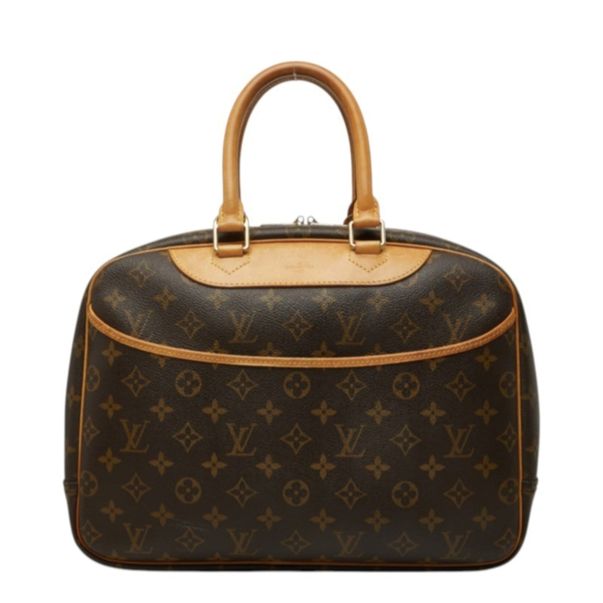 Louis Vuitton Brown Pvc Leather Handbag (Pre-Owned)