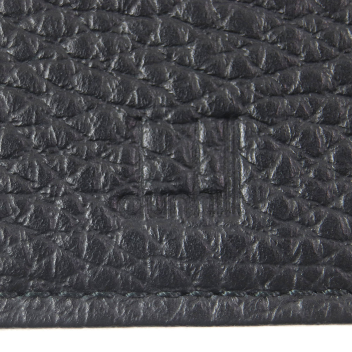Dunhill Black Leather Long Wallet (Bi-Fold) (Pre-Owned)