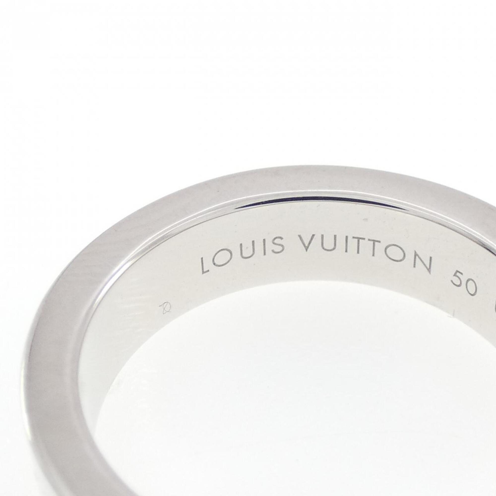 Louis Vuitton White Gold (18K) Band Ring (Pre-Owned)