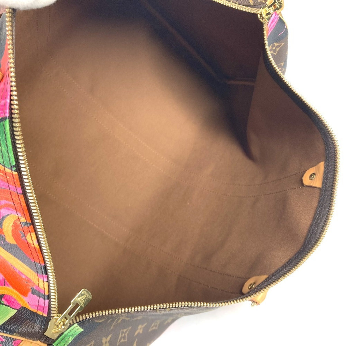 Louis Vuitton Brown Pink Monogram Boston Bag (Pre-Owned)