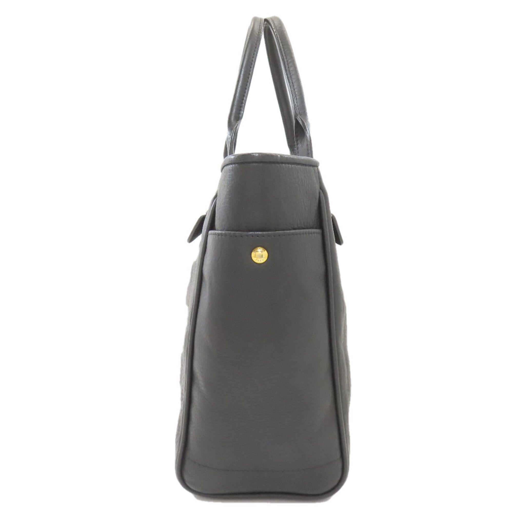 Loewe Dark Brown Leather Tote Bag (Pre-Owned)