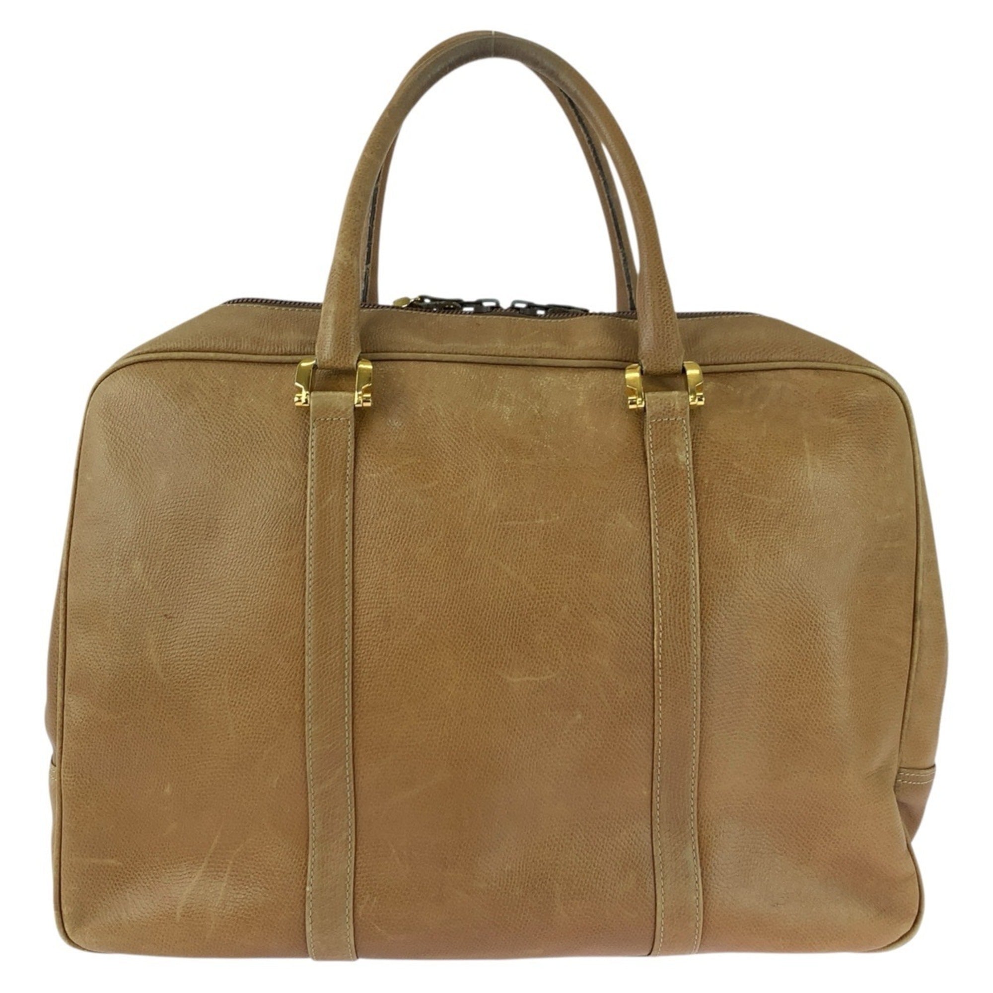 Loewe Beige Leather Briefcase (Pre-Owned)