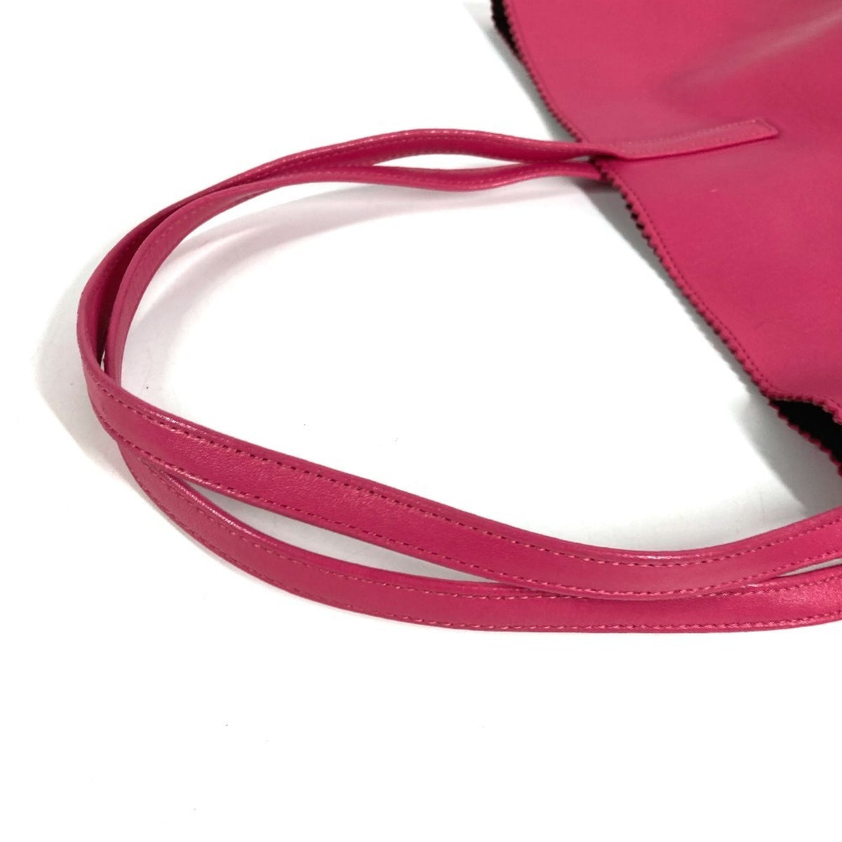 Loewe Pink Leather Shoulder Bag Tote Bag (Pre-Owned)