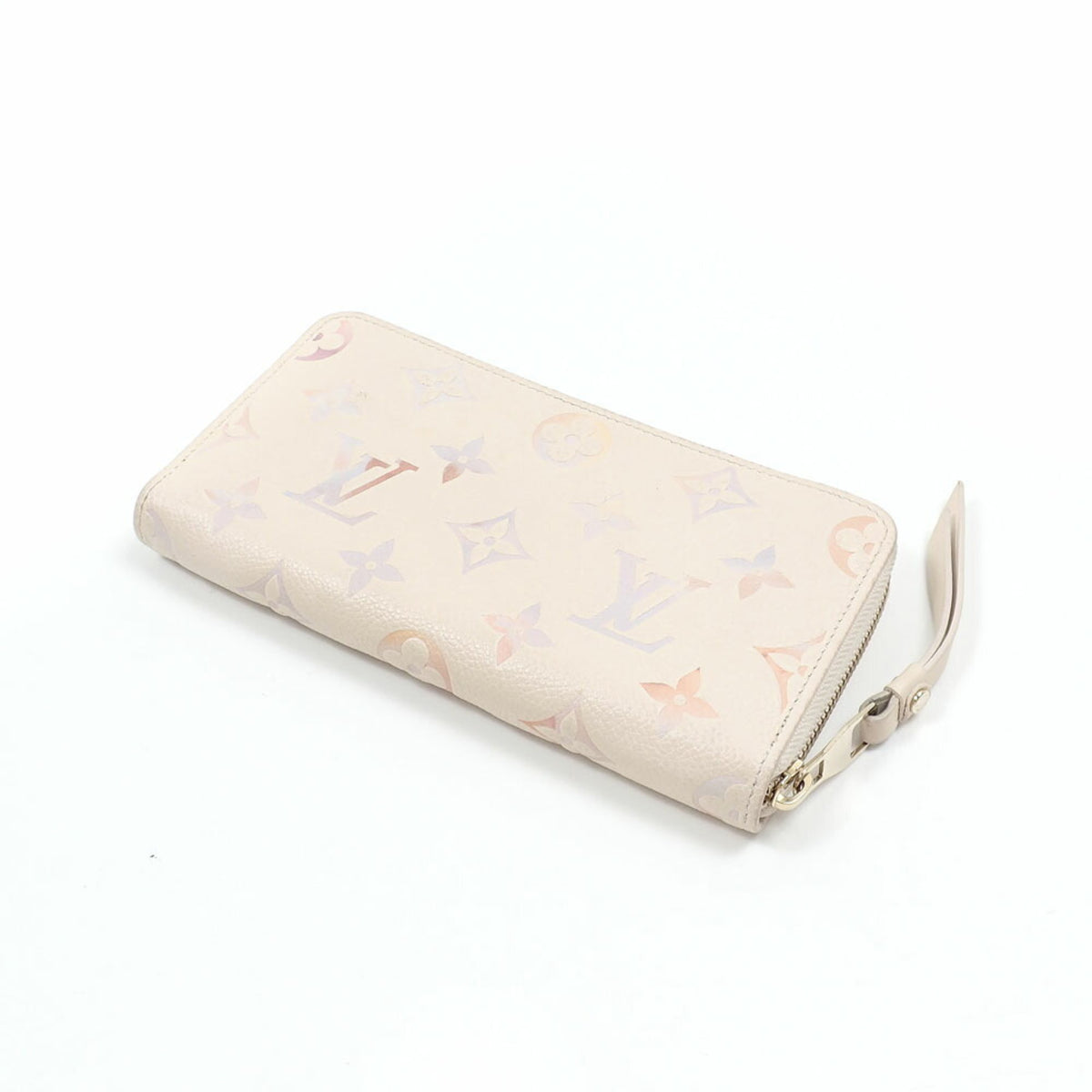 Louis Vuitton Beige Monogram Empreinte Long Wallet (Bi-Fold) (Pre-Owned)
