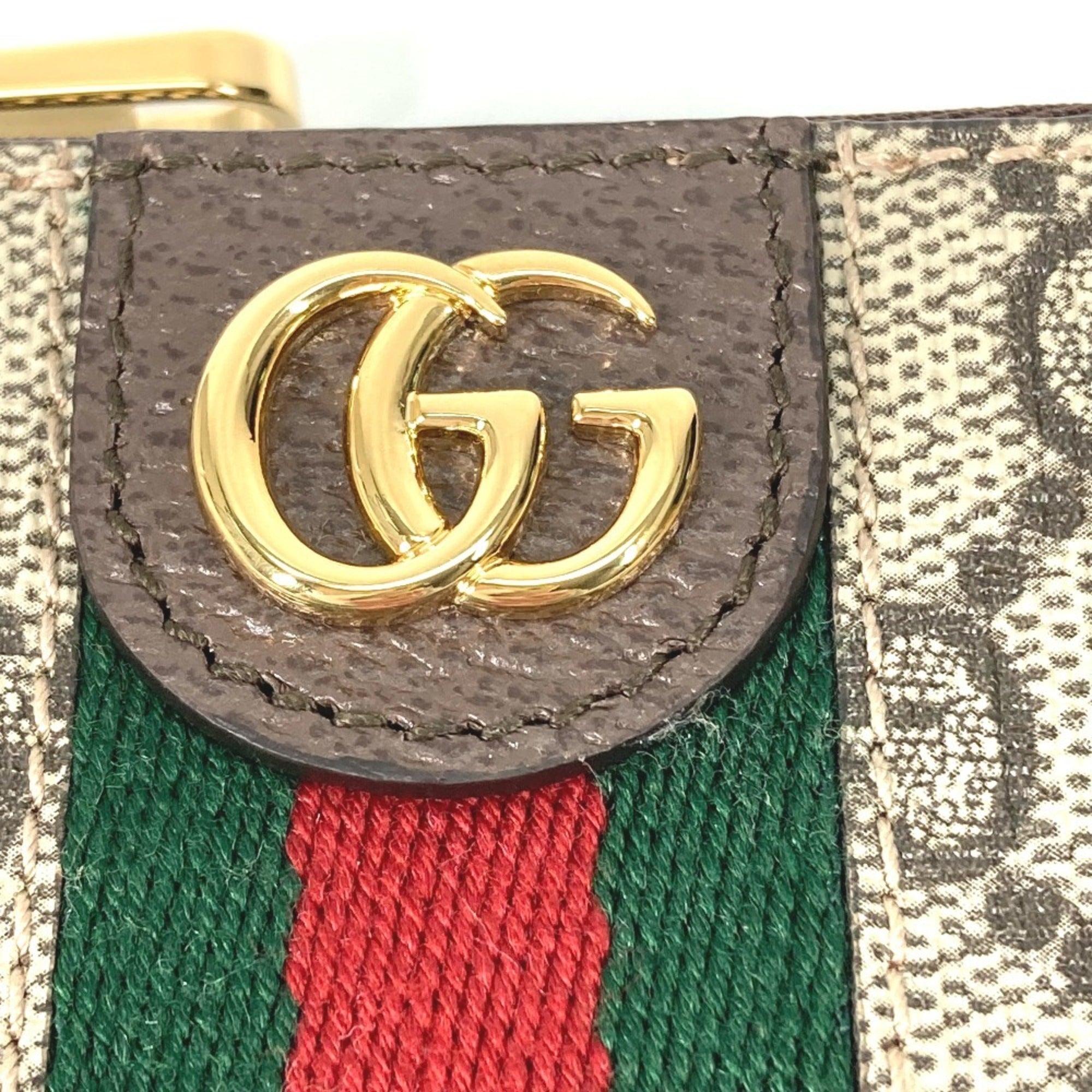 Gucci Beige Gg Supreme Coin Purse/Coin Case (Pre-Owned)