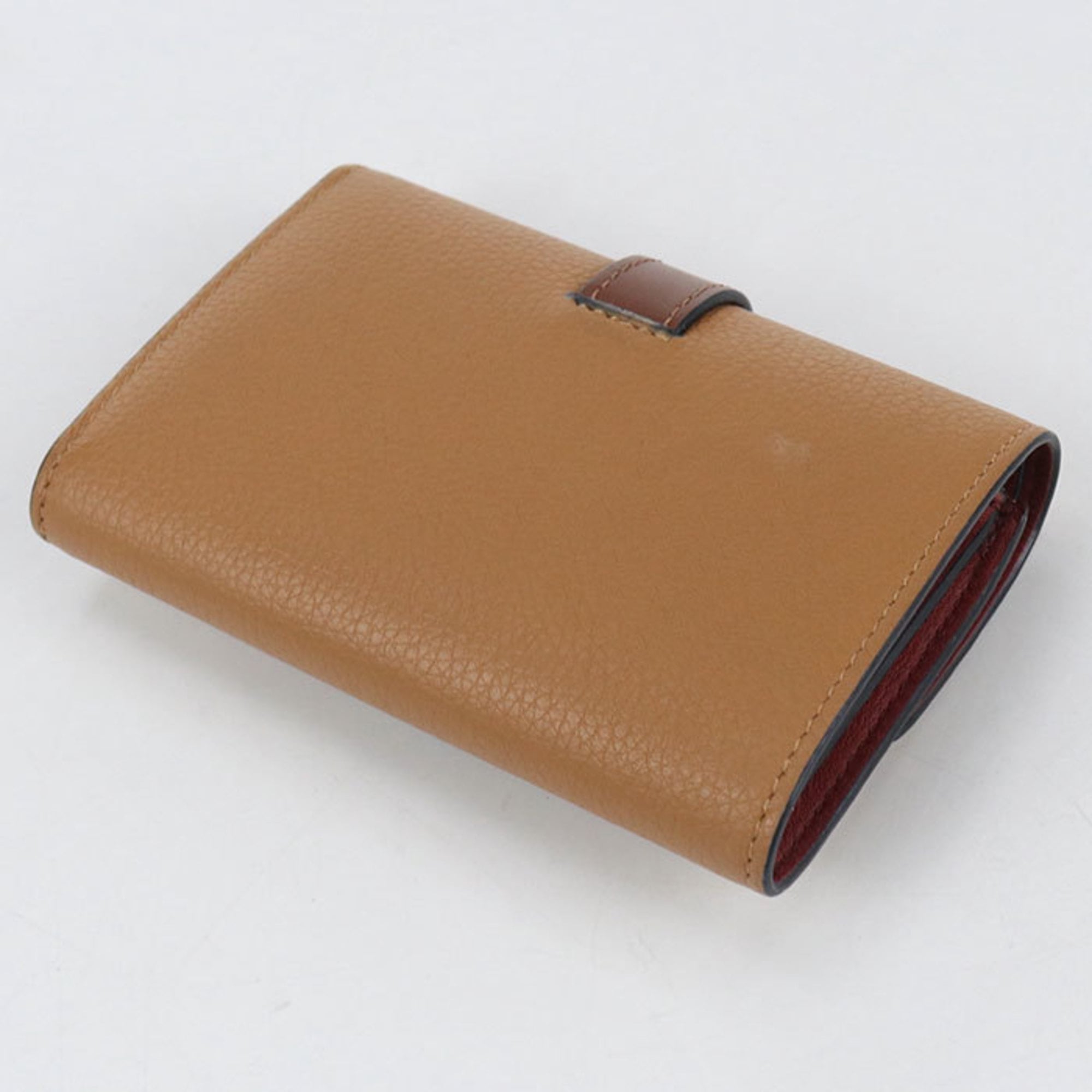Loewe Brown Leather Coin Purse/Coin Case (Pre-Owned)