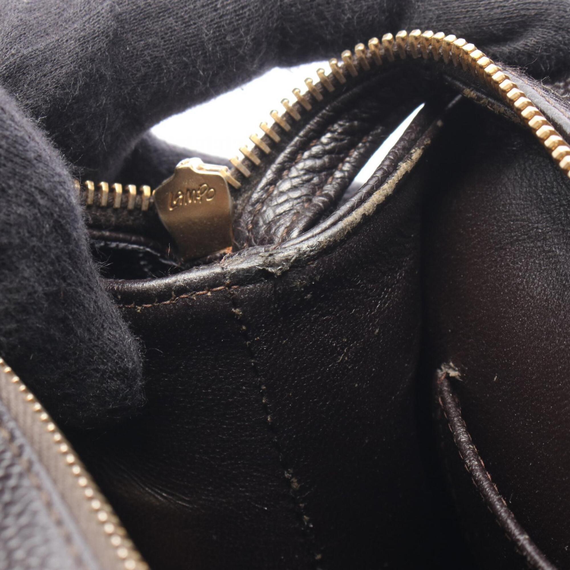 Chanel Matelasse Brown Leather Handbag Tote Bag (Pre-Owned)