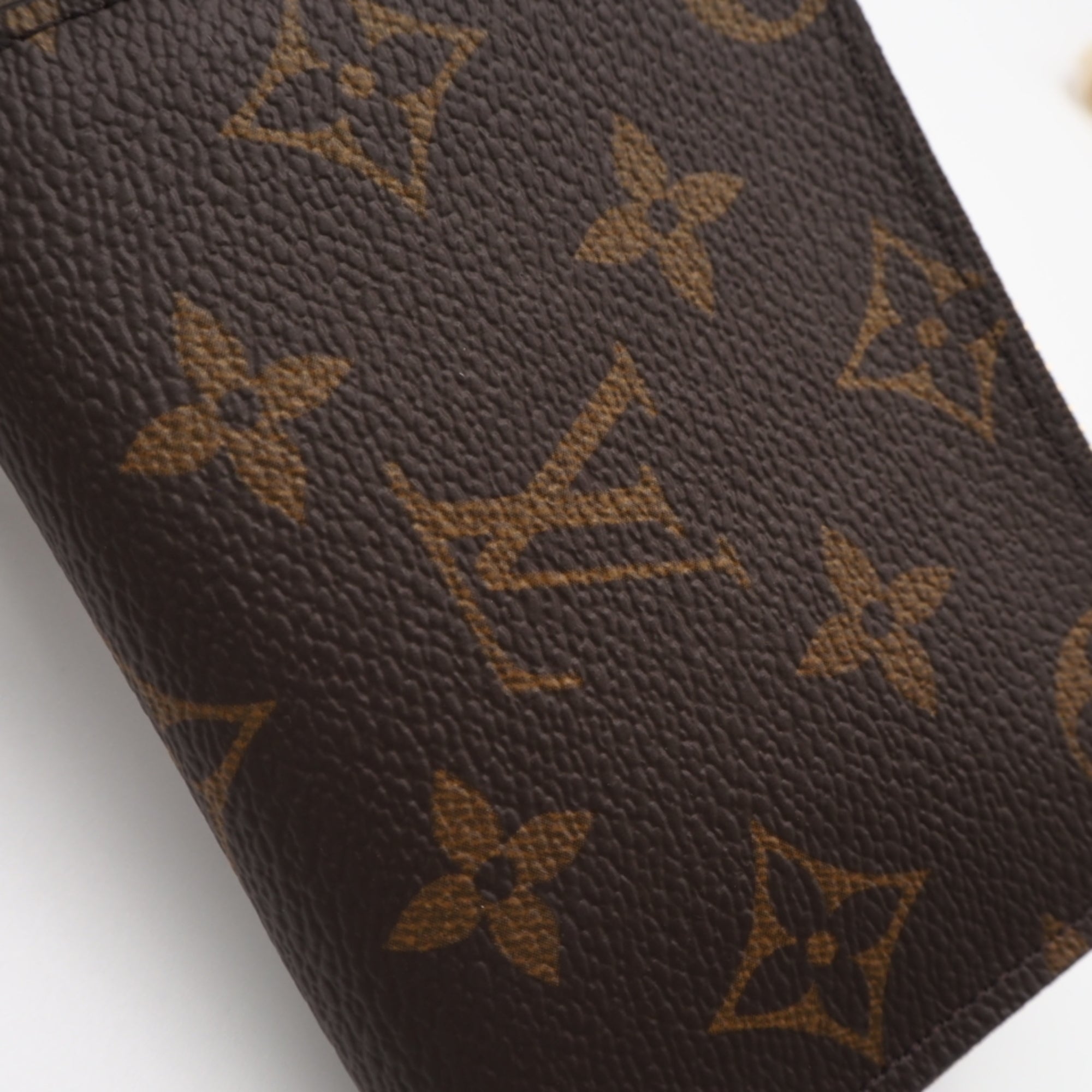 Louis Vuitton Beige Brown Yellow Coated Canvas Coin Purse/Coin Case (Pre-Owned)