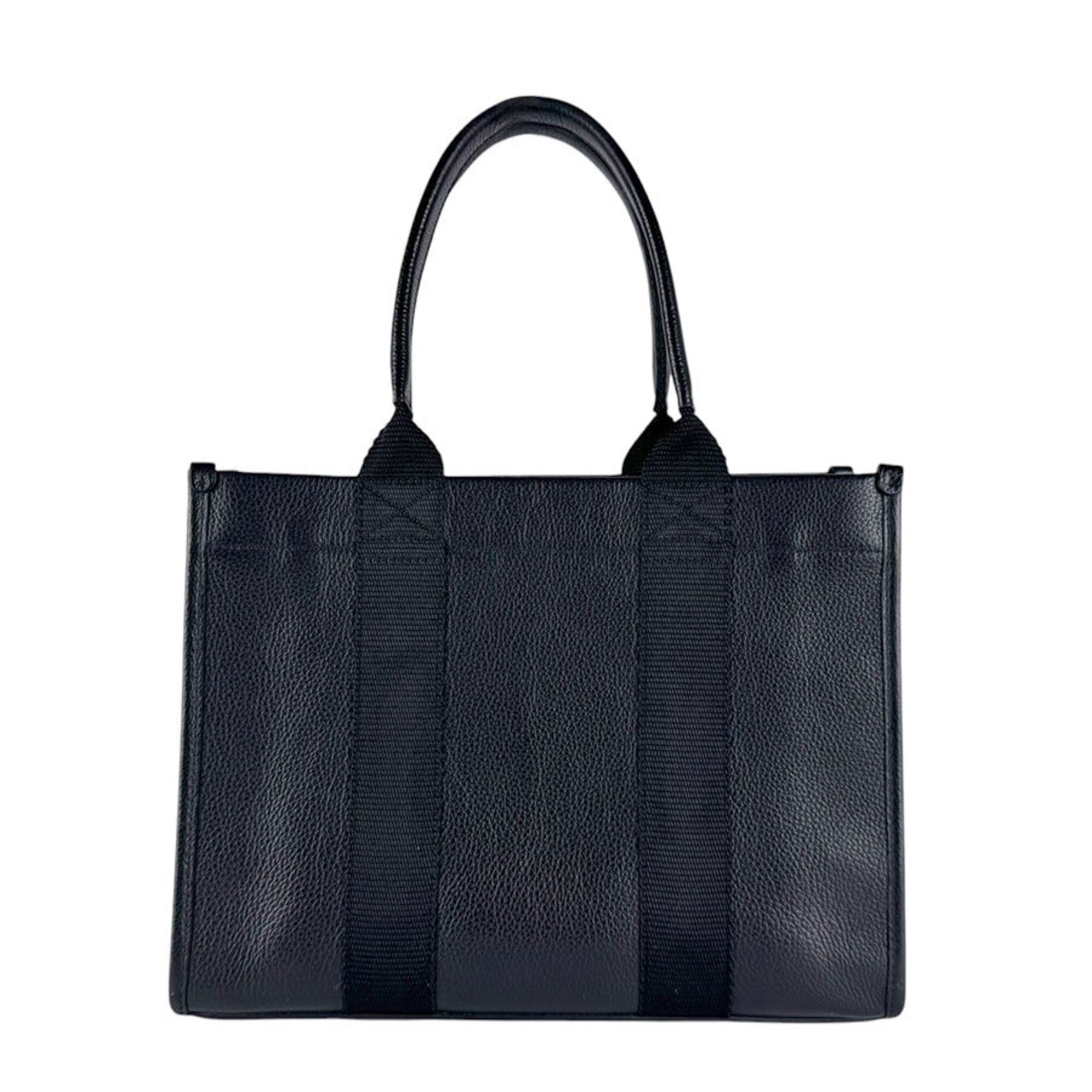 Balenciaga Black Leather Handbag Shoulder Bag (Pre-Owned)