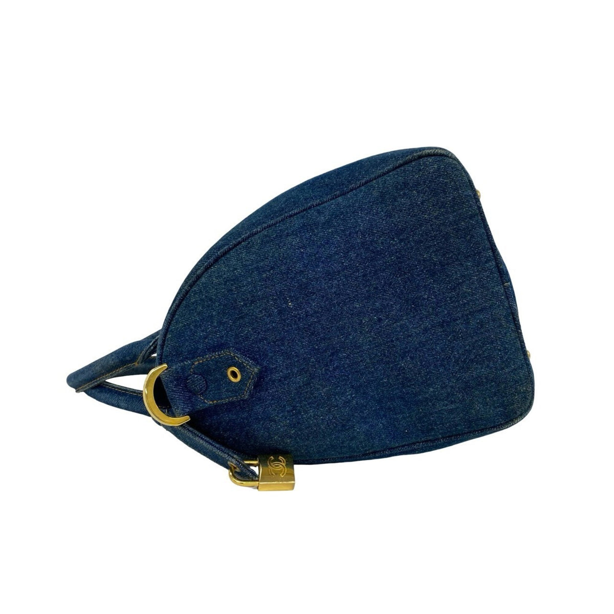 Chanel Denim Blue Denim Handbag Shoulder Bag (Pre-Owned)