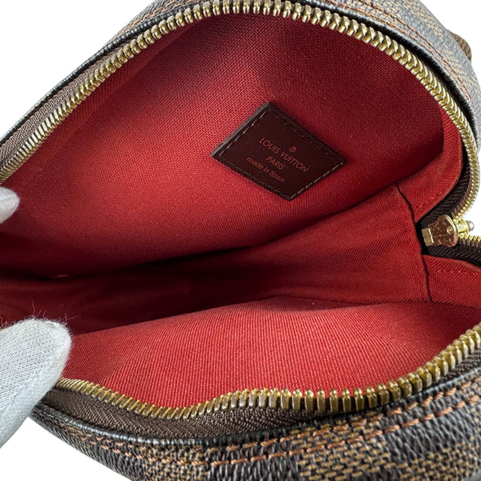 Louis Vuitton Brown Damier Canvas Damier Canvas Pochette Sling Bag (Pre-Owned)