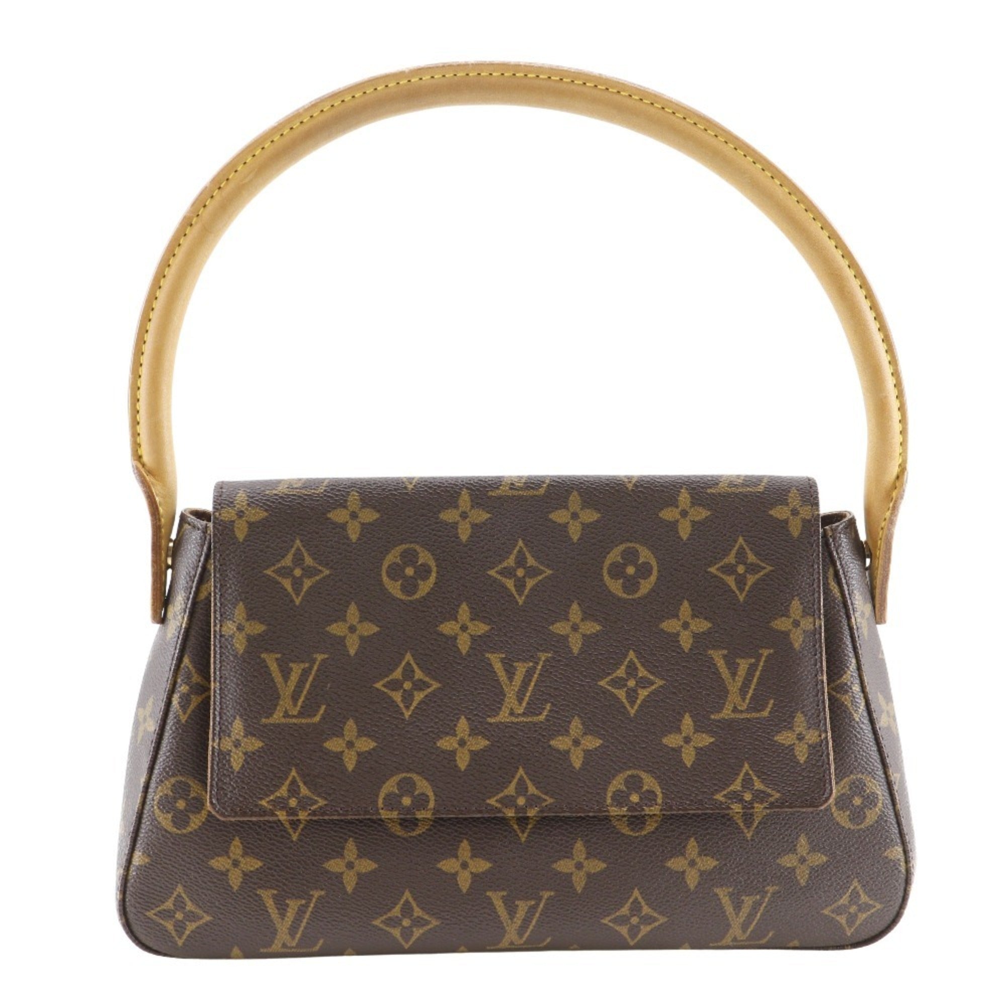 Louis Vuitton Brown Monogram Canvas Shoulder Bag (Pre-Owned)