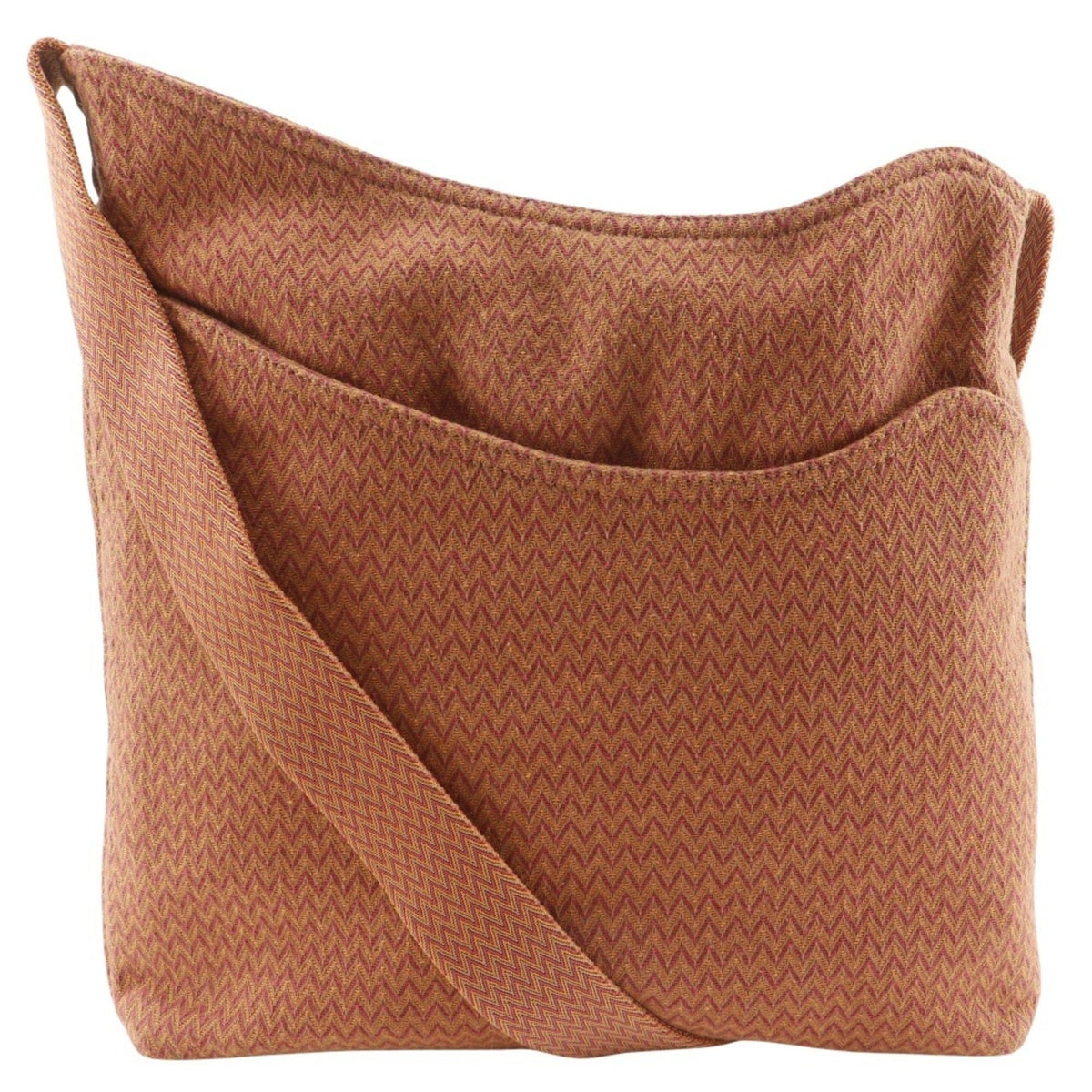 Hermes Orange Canvas Shoulder Bag (Pre-Owned)