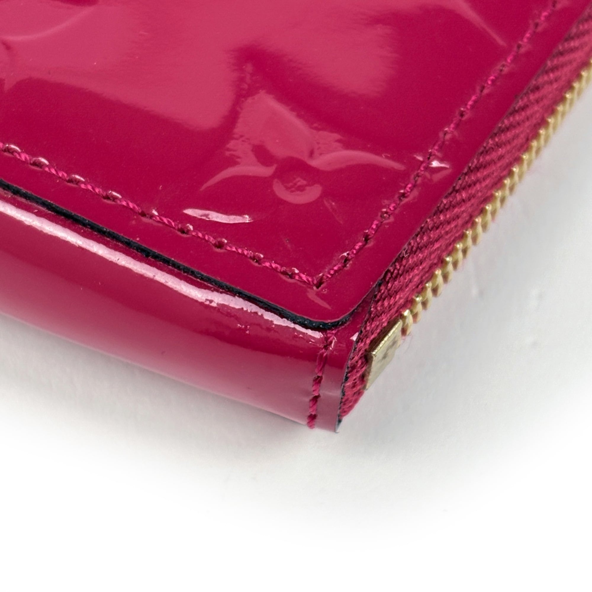 Louis Vuitton Monogram Vernis Indian Rose Monogram Vernis Coin Purse/Coin Case (Pre-Owned)