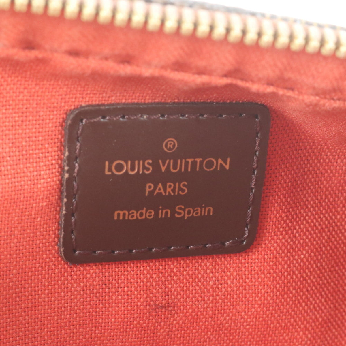 Louis Vuitton Ebene Leather Coated Canvas Pouch Sling Bag (Pre-Owned)