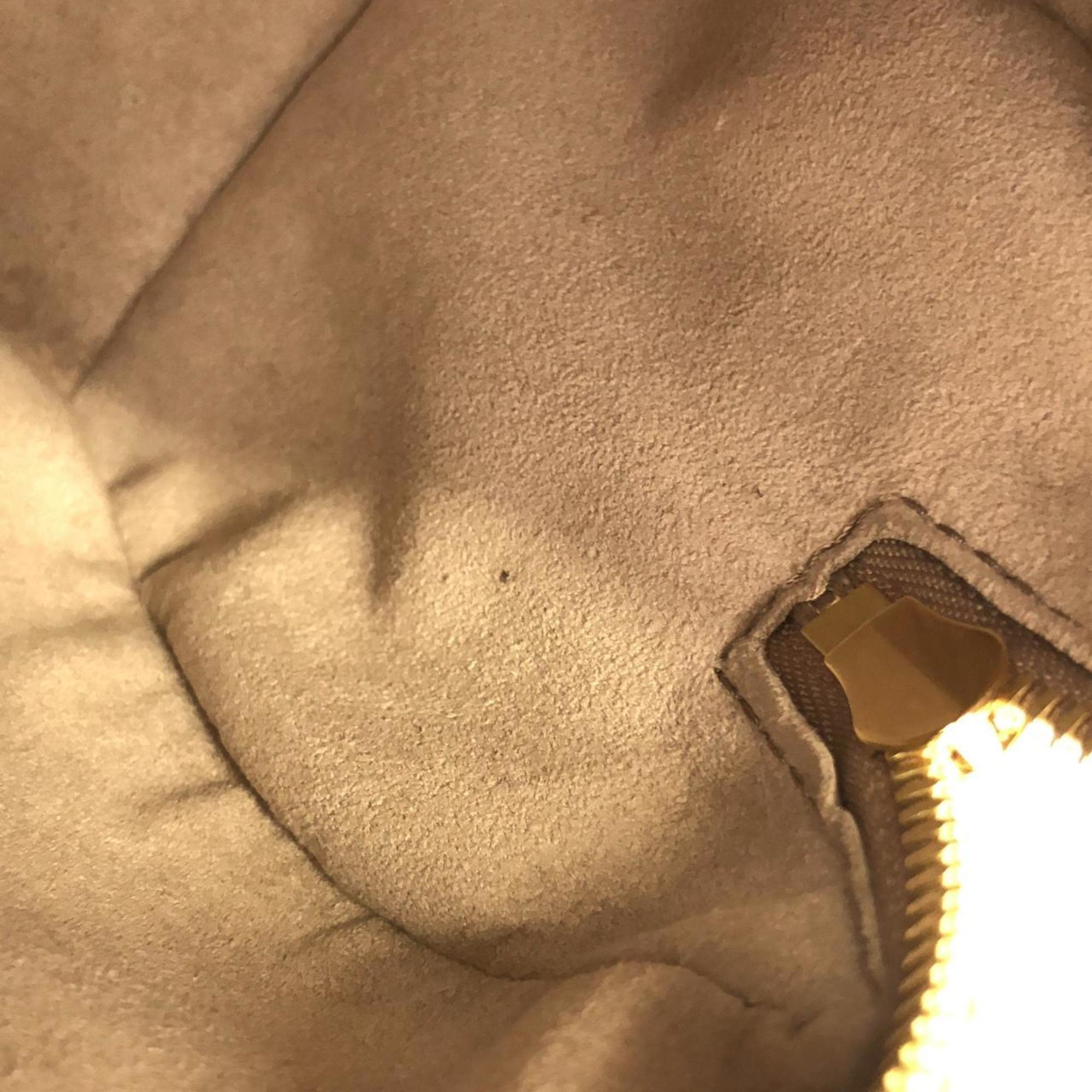 Louis Vuitton Cream Tourterelle Leather Boston Bag (Pre-Owned)