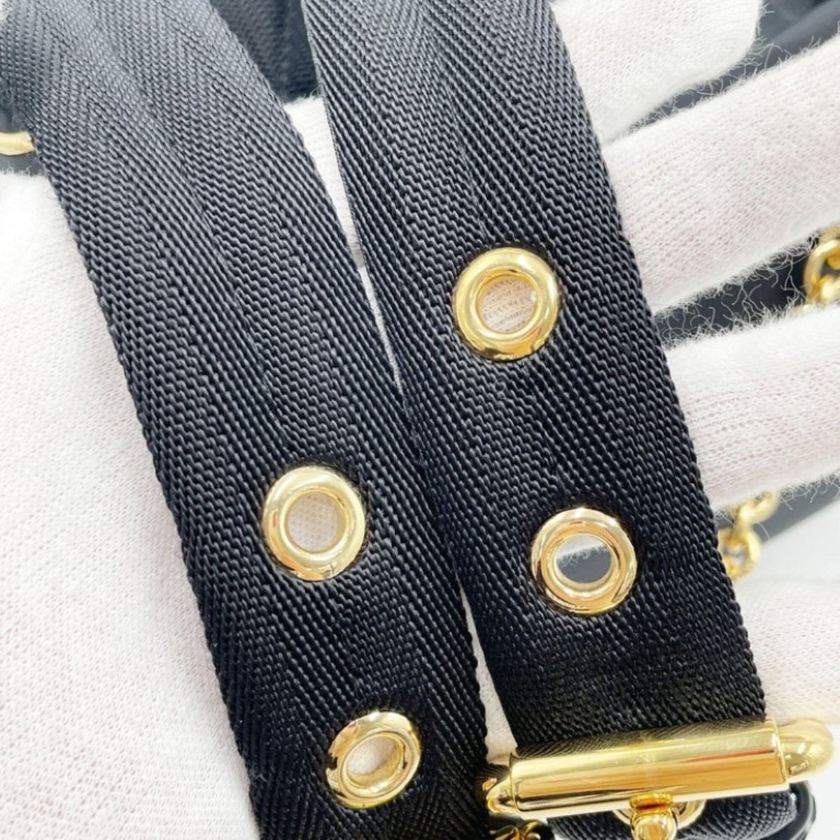 Burberry Black Brown Nylon Backpack (Pre-Owned)