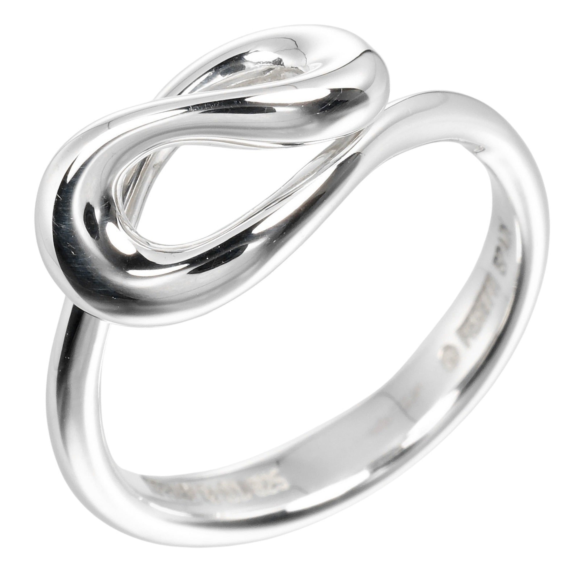 Tiffany Silver 925 Band Ring (Pre-Owned)