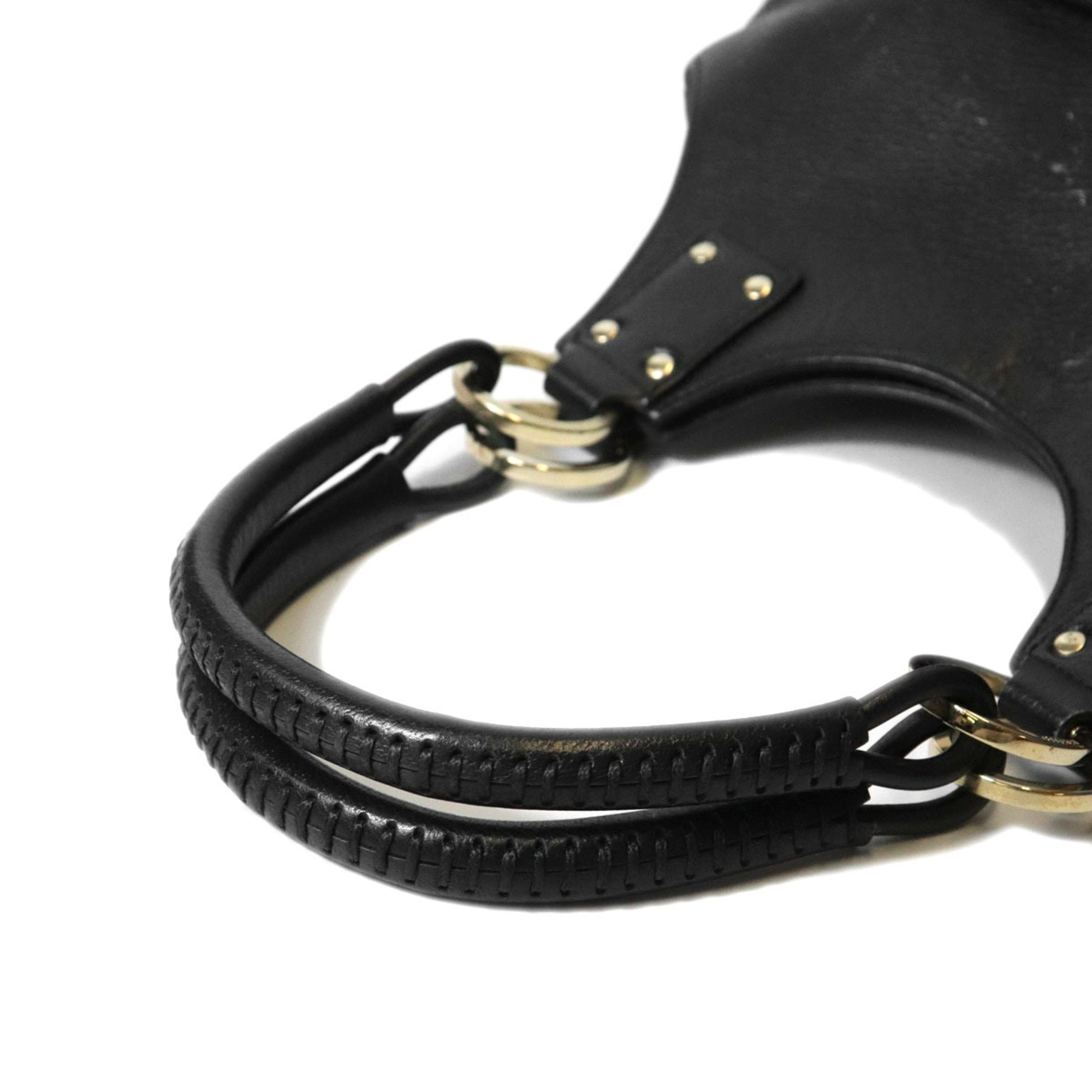Gucci Black Leather Shoulder Bag (Pre-Owned)