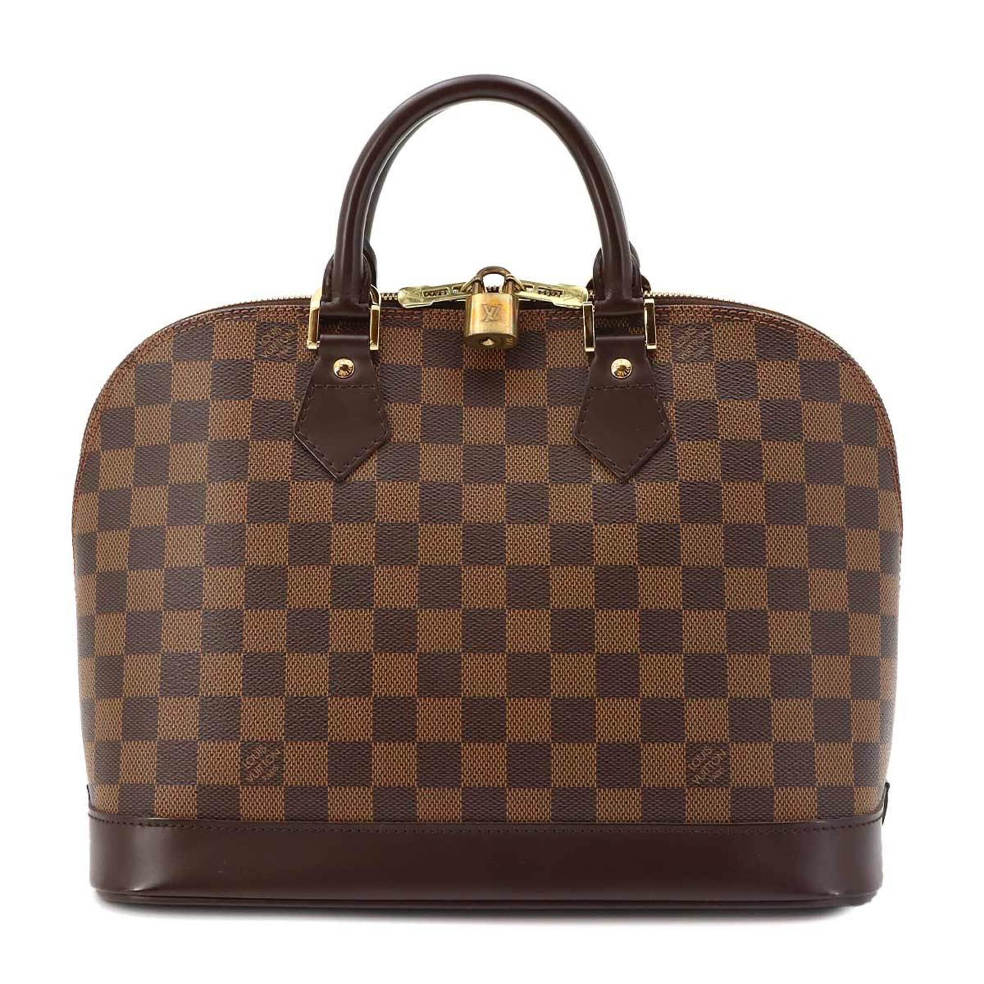 Louis Vuitton Ebene Damier Canvas Handbag (Pre-Owned)
